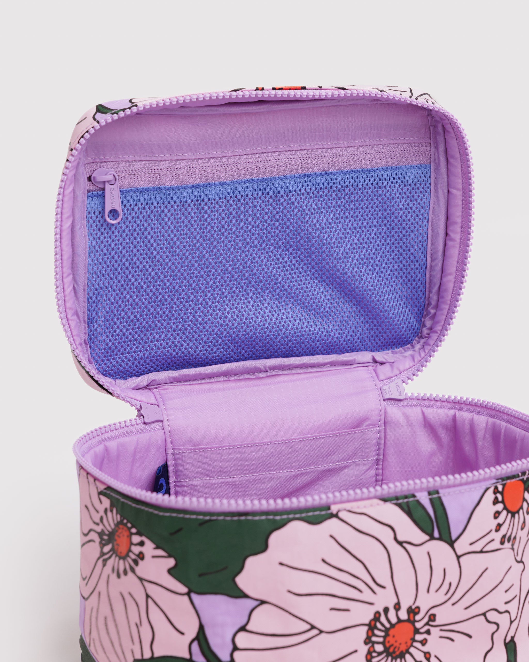 BAGGU Large Cosmetic Case - Pink Poppy