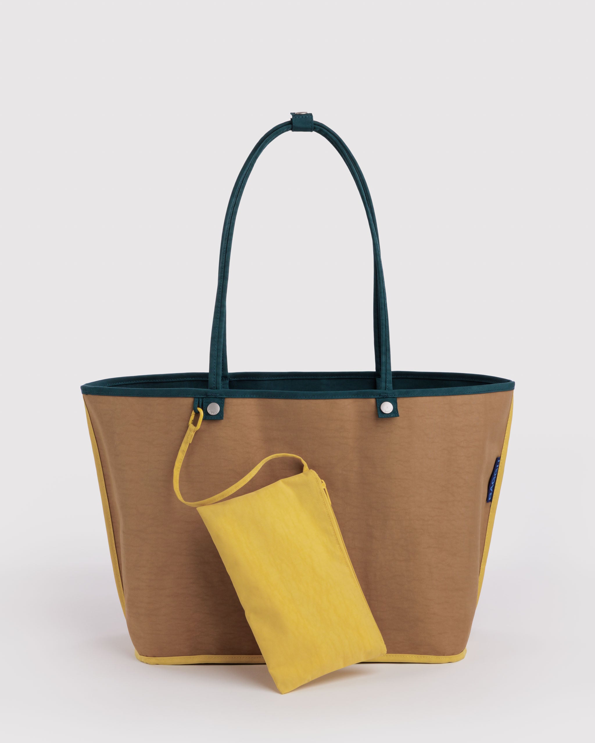 BAGGU Large Nylon Reversible Tote - Deep Sea Mix