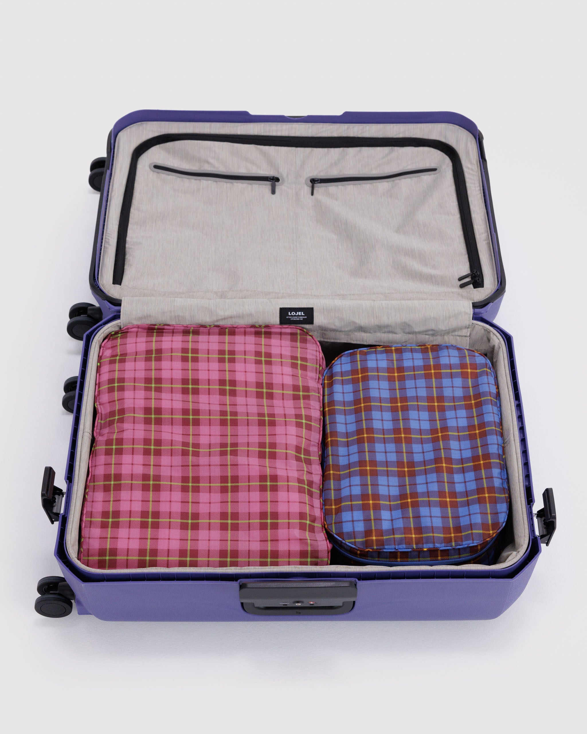 BAGGU Large Packing Cube Set - Check Mix