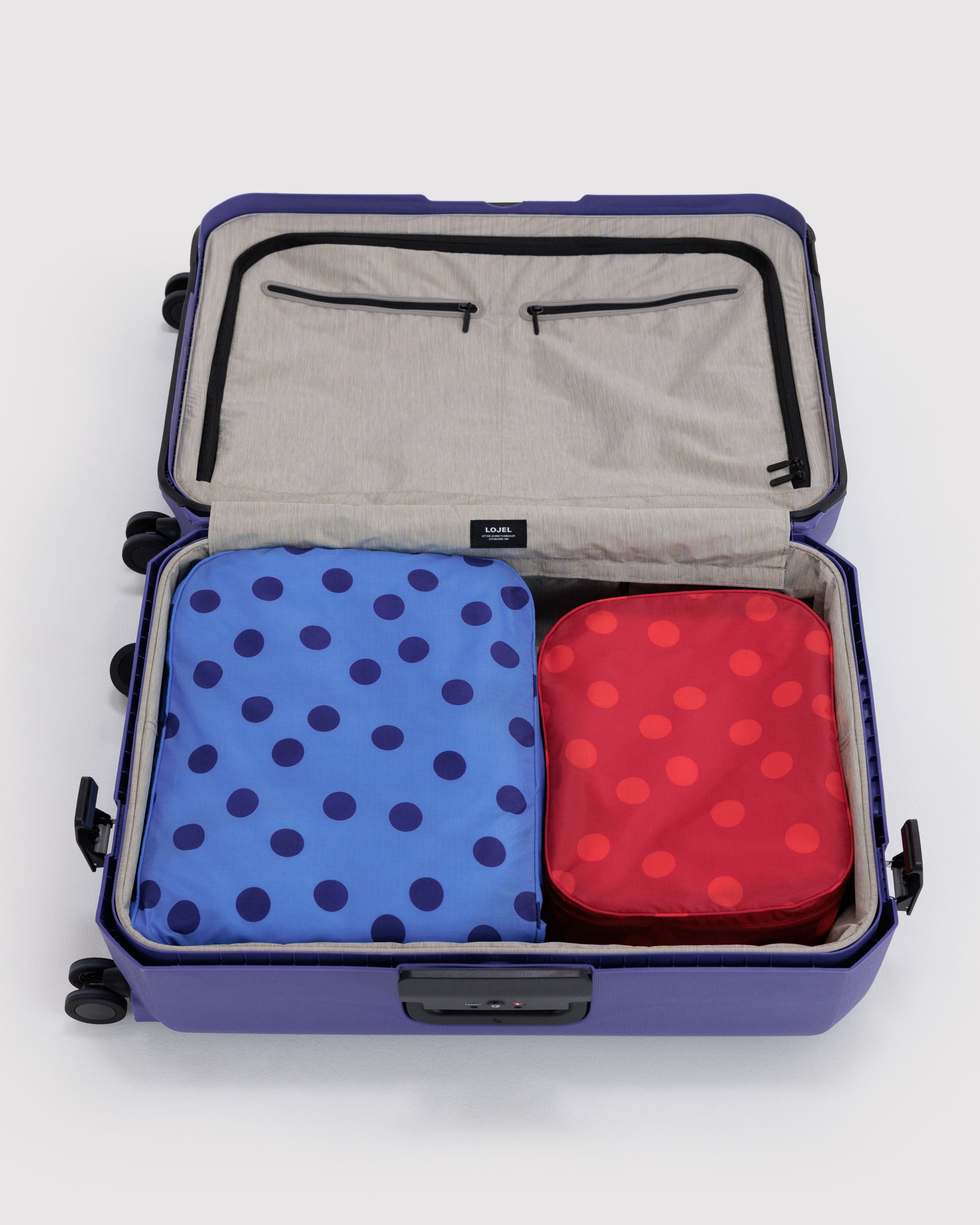 BAGGU Large Packing Cube Set - Polka Dot Set