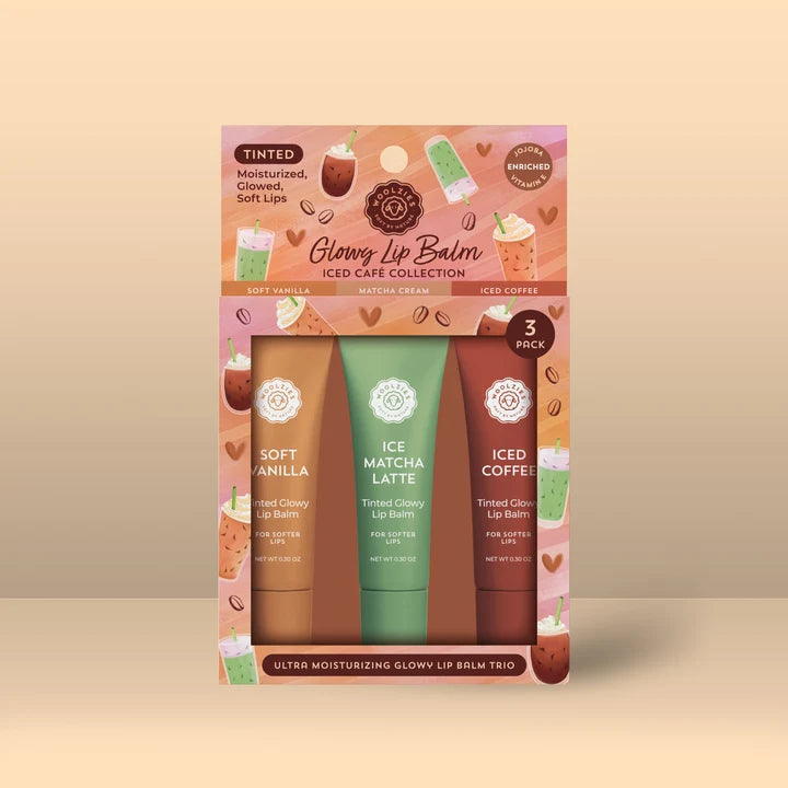Glowy Lip Balm Trio – Iced Café Collection