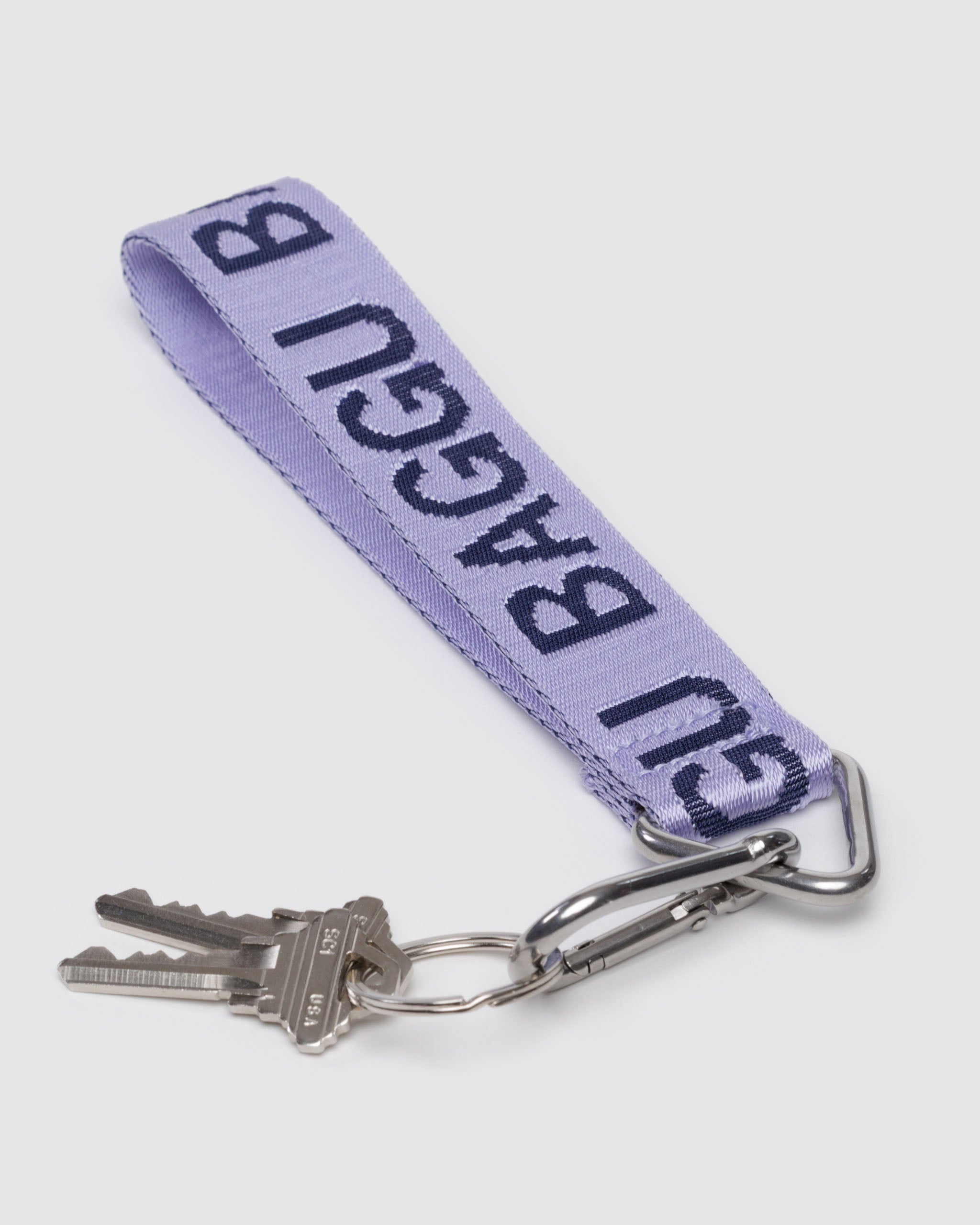 BAGGU Logo Keychain - Dusty Lilac