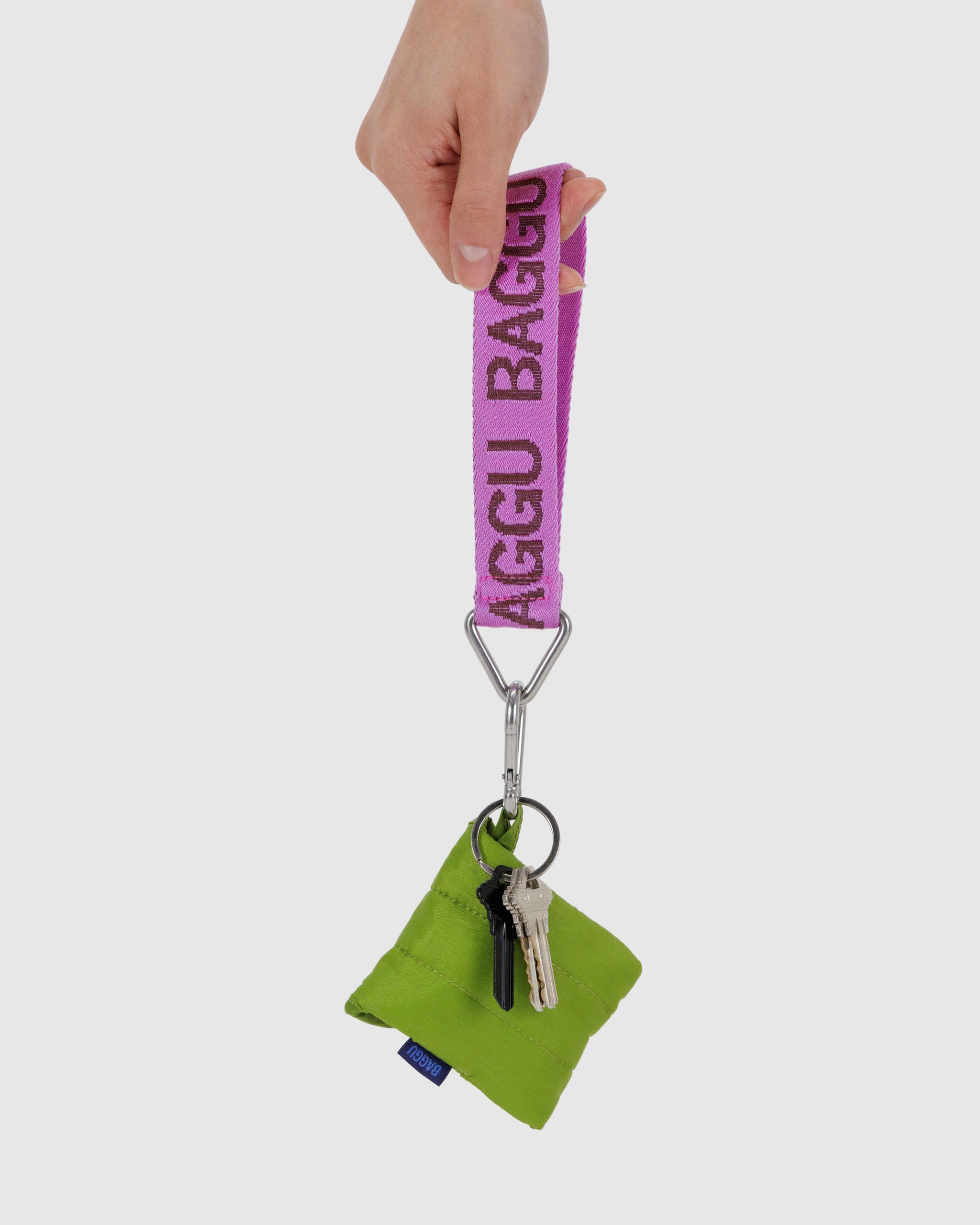 BAGGU Logo Keychain - Pink