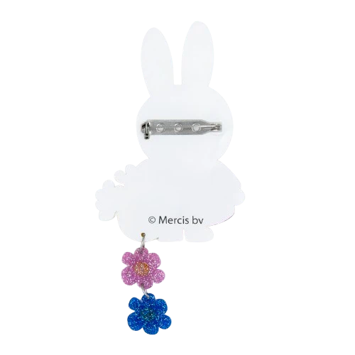 Miffy Flower Dangles Acrylic Collectible Pin