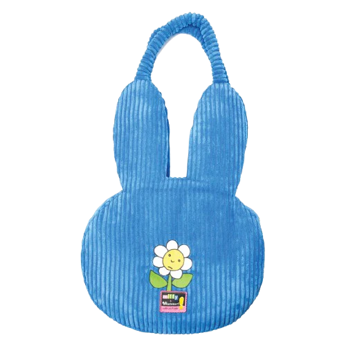 Miffy Head Wide Corduroy Oversized Tote Bag