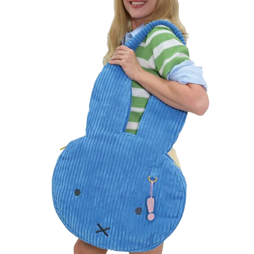 Miffy Head Wide Corduroy Oversized Tote Bag