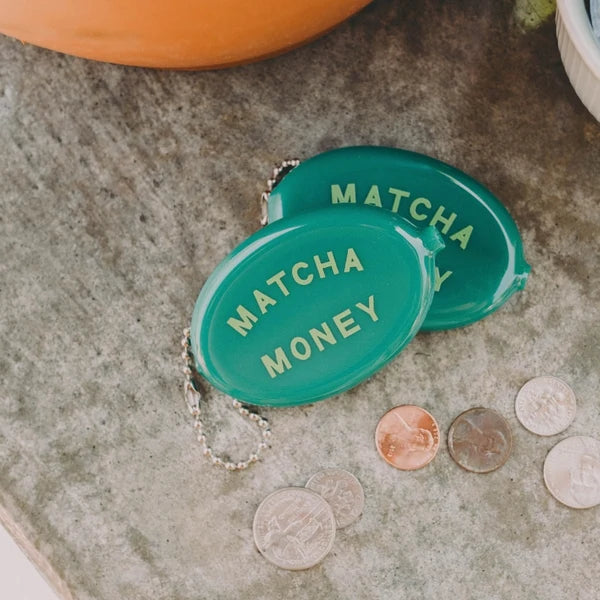 Matcha Money Coin Pouch Bag Charm
