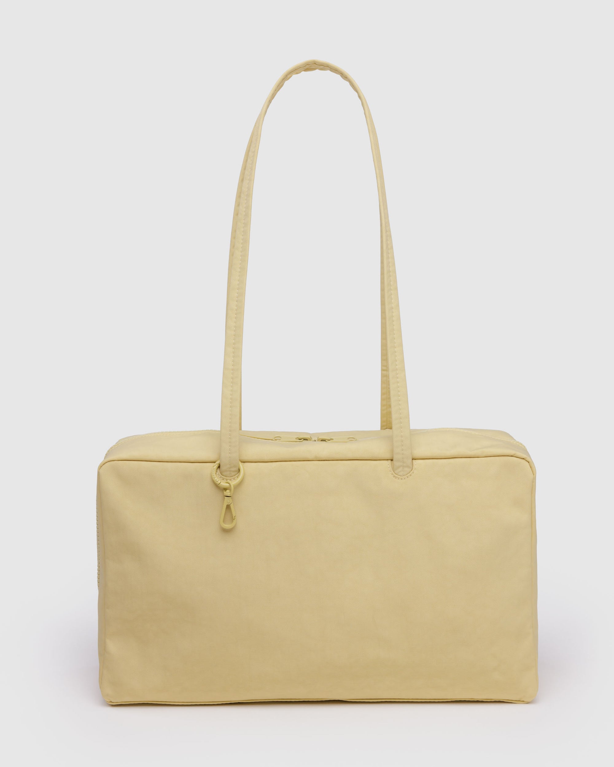 BAGGU Medium Nylon Bowler Bag - Butter
