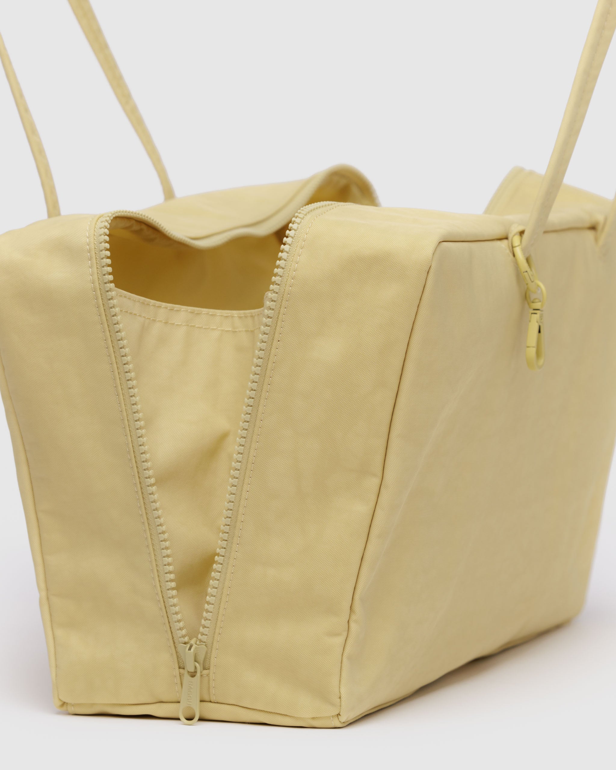 BAGGU Medium Nylon Bowler Bag - Butter
