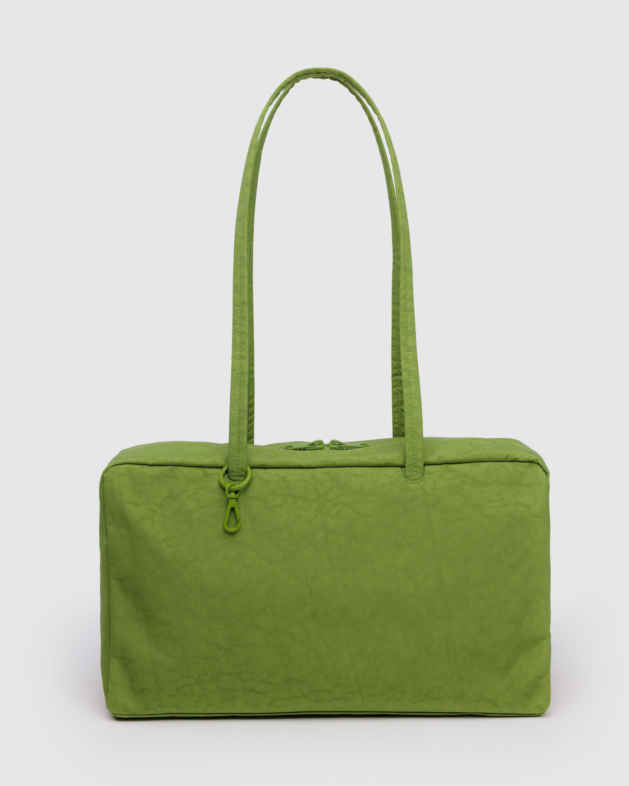 BAGGU Medium Nylon Bowler Bag - Green Juice