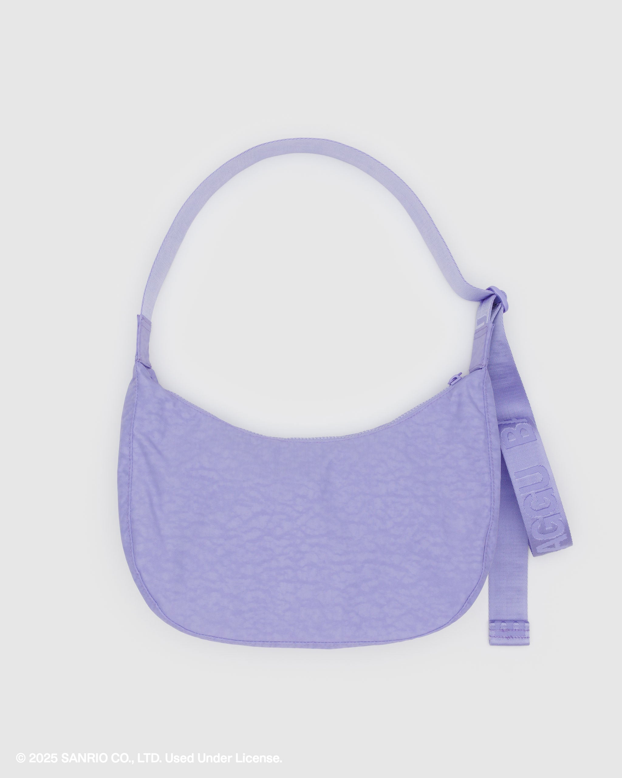 BAGGU Medium Nylon Crescent Bag - Embroidered My Melody Strawberry