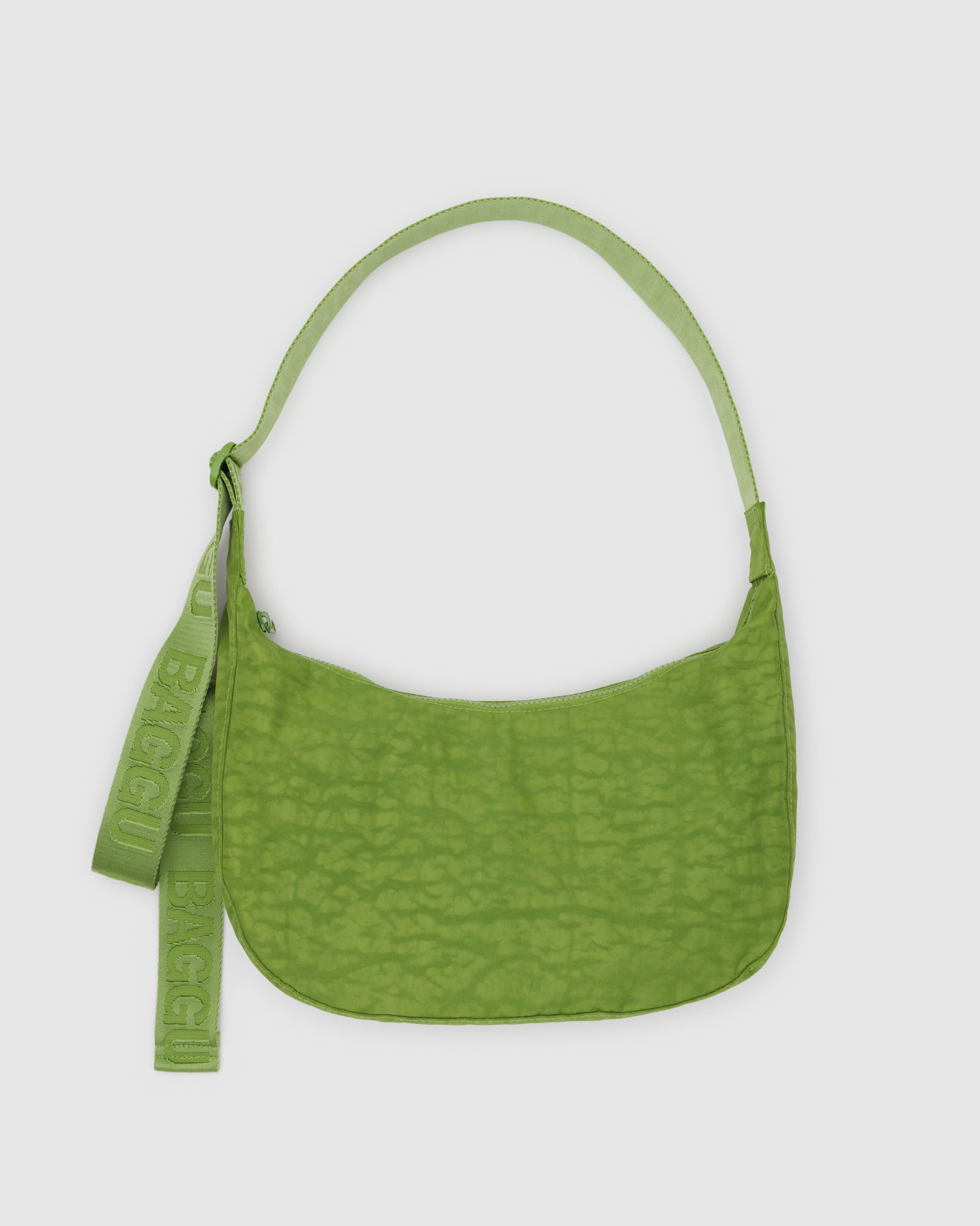 BAGGU Medium Nylon Crescent Bag - Green Juice