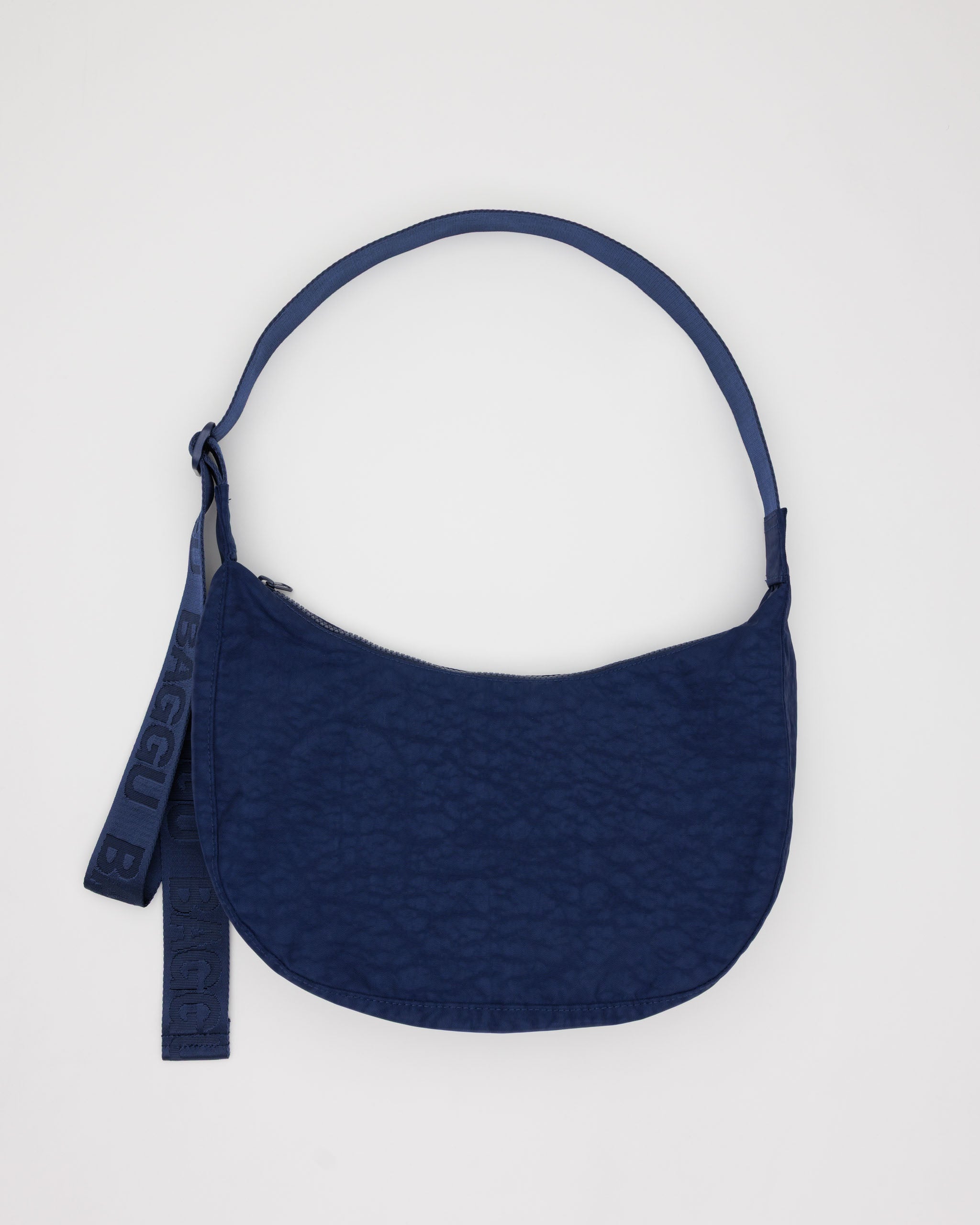 BAGGU Medium Nylon Crescent Bag - Navy