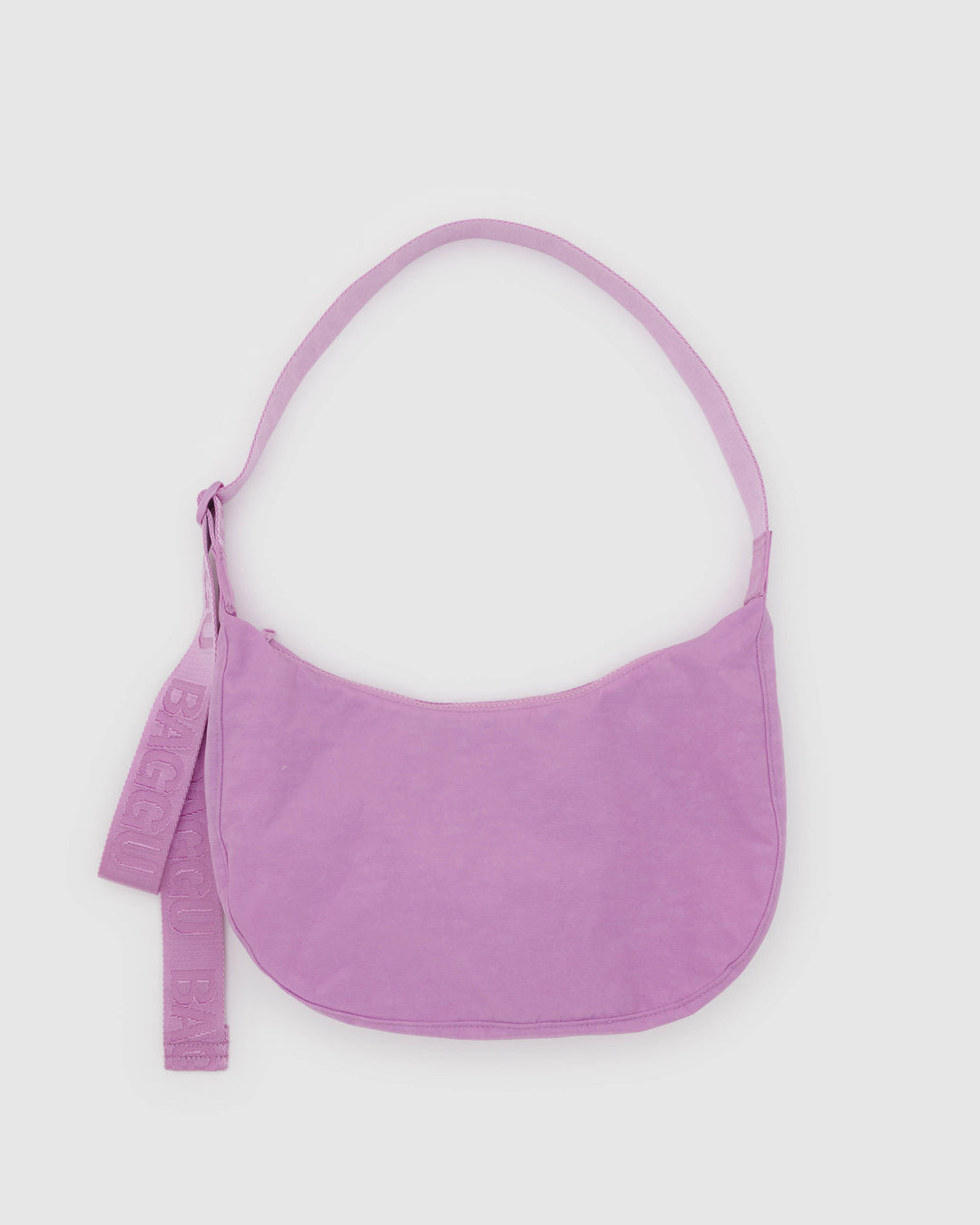 BAGGU Medium Nylon Crescent Bag - Peony