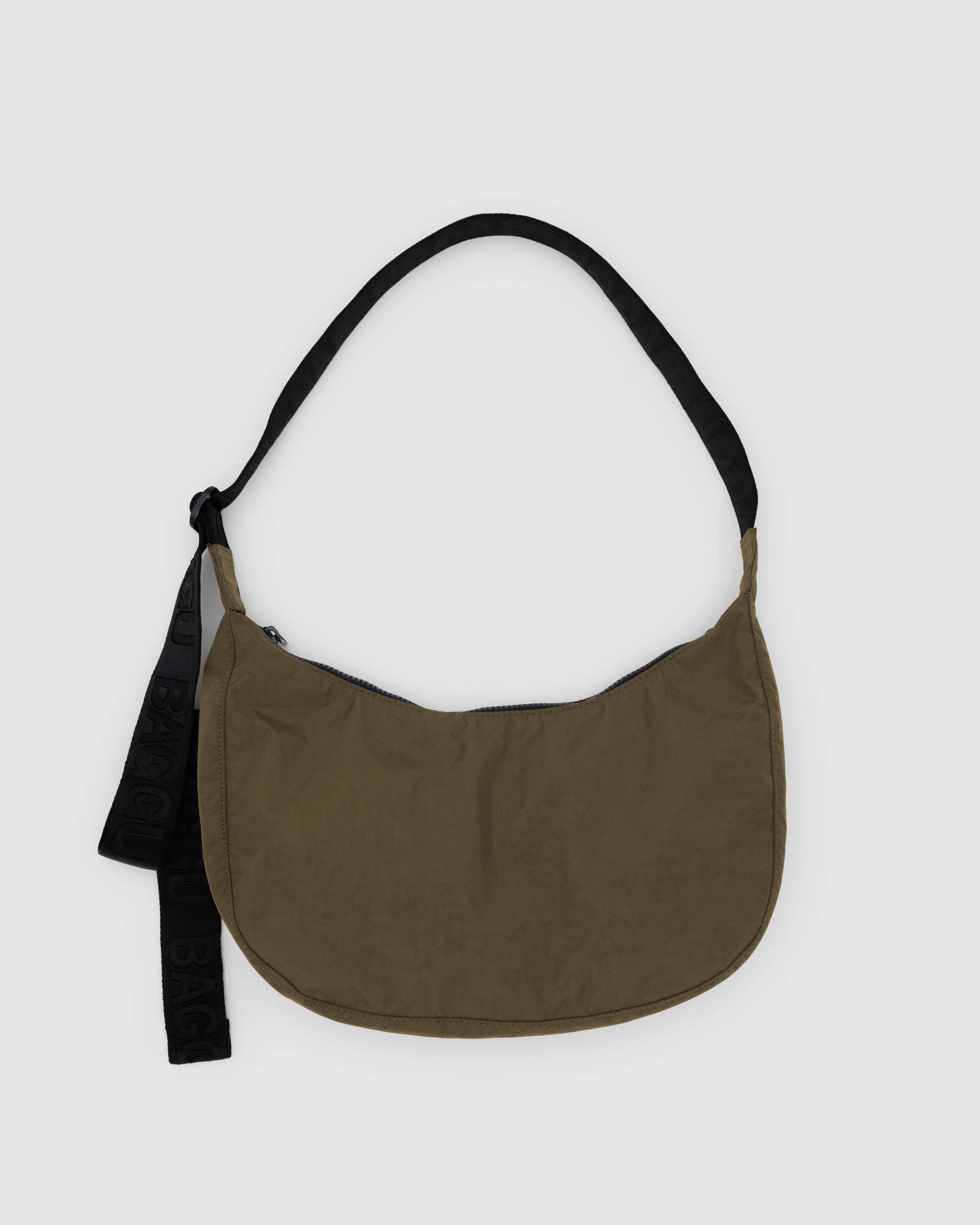 BAGGU Medium Nylon Crescent Bag - Seaweed