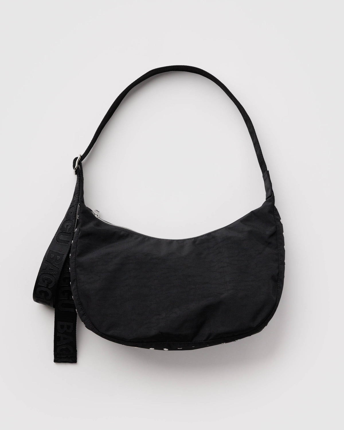 BAGGU Medium Nylon Crescent Bag - Studs