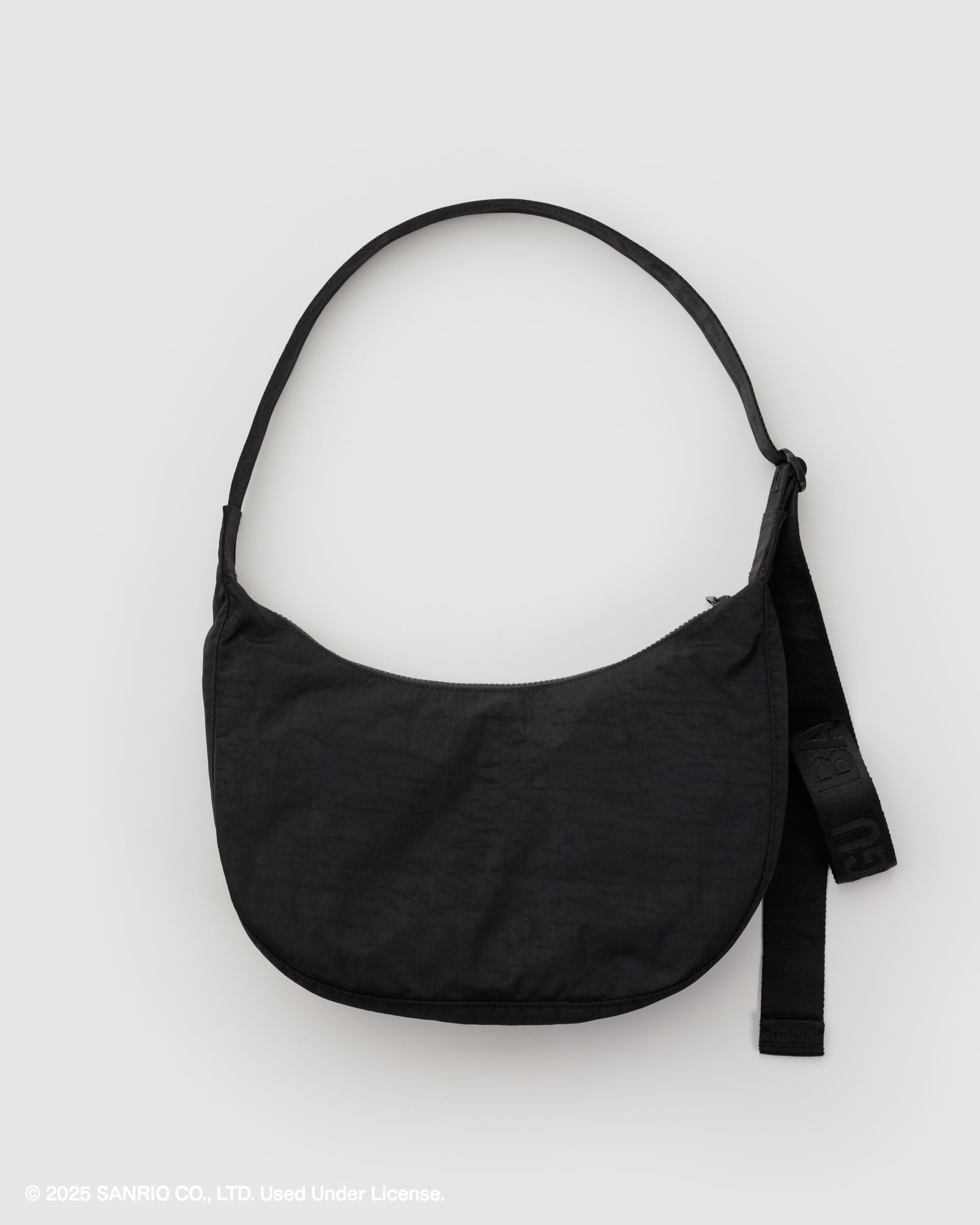 BAGGU Medium Nylon Crescent Bag - Embroidered Hello Kitty Western
