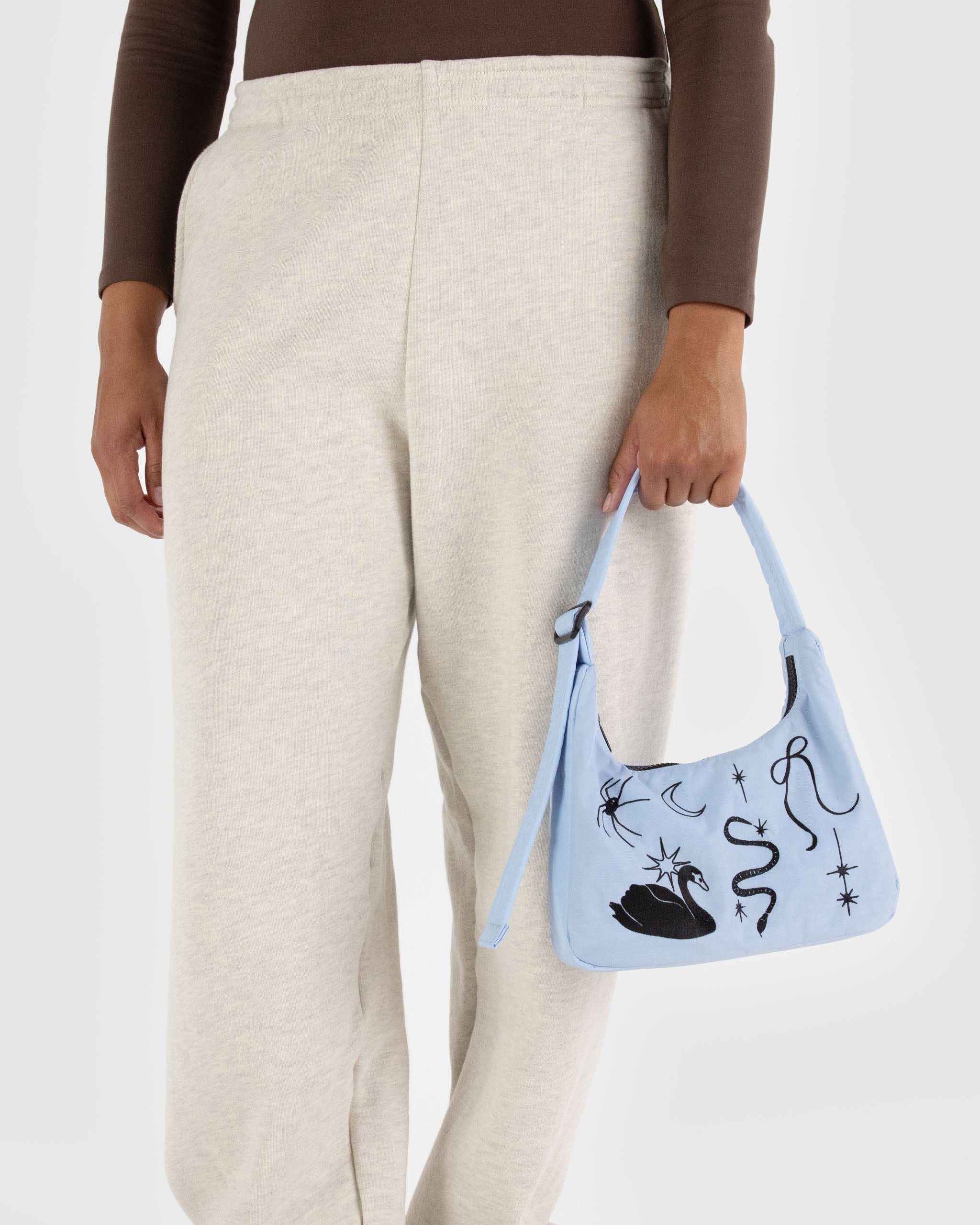 Baggu Mini Nylon Shoulder Bag Ballet Icons