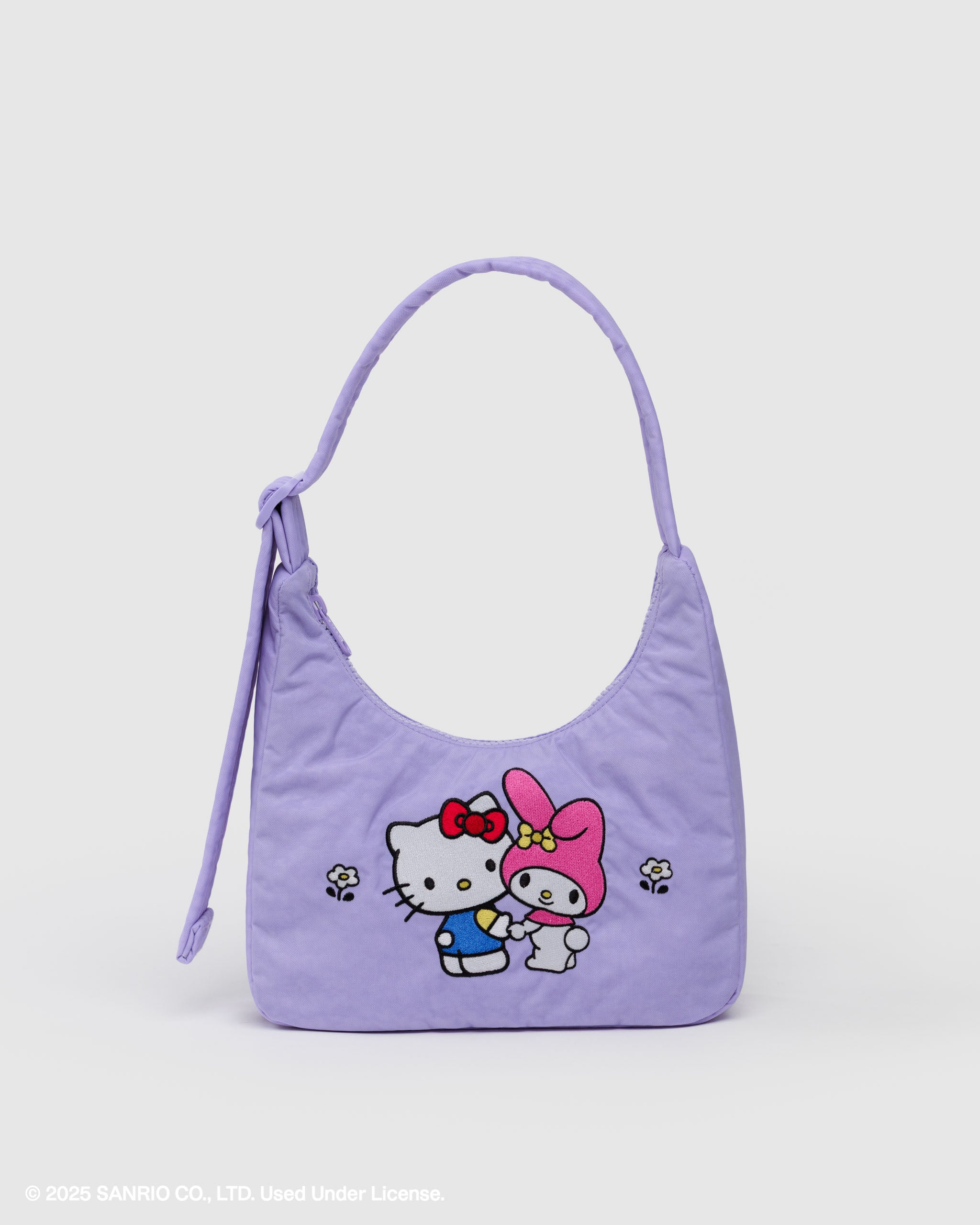 BAGGU Mini Nylon Shoulder Bag - Embroidered Hello Kitty & My Melody