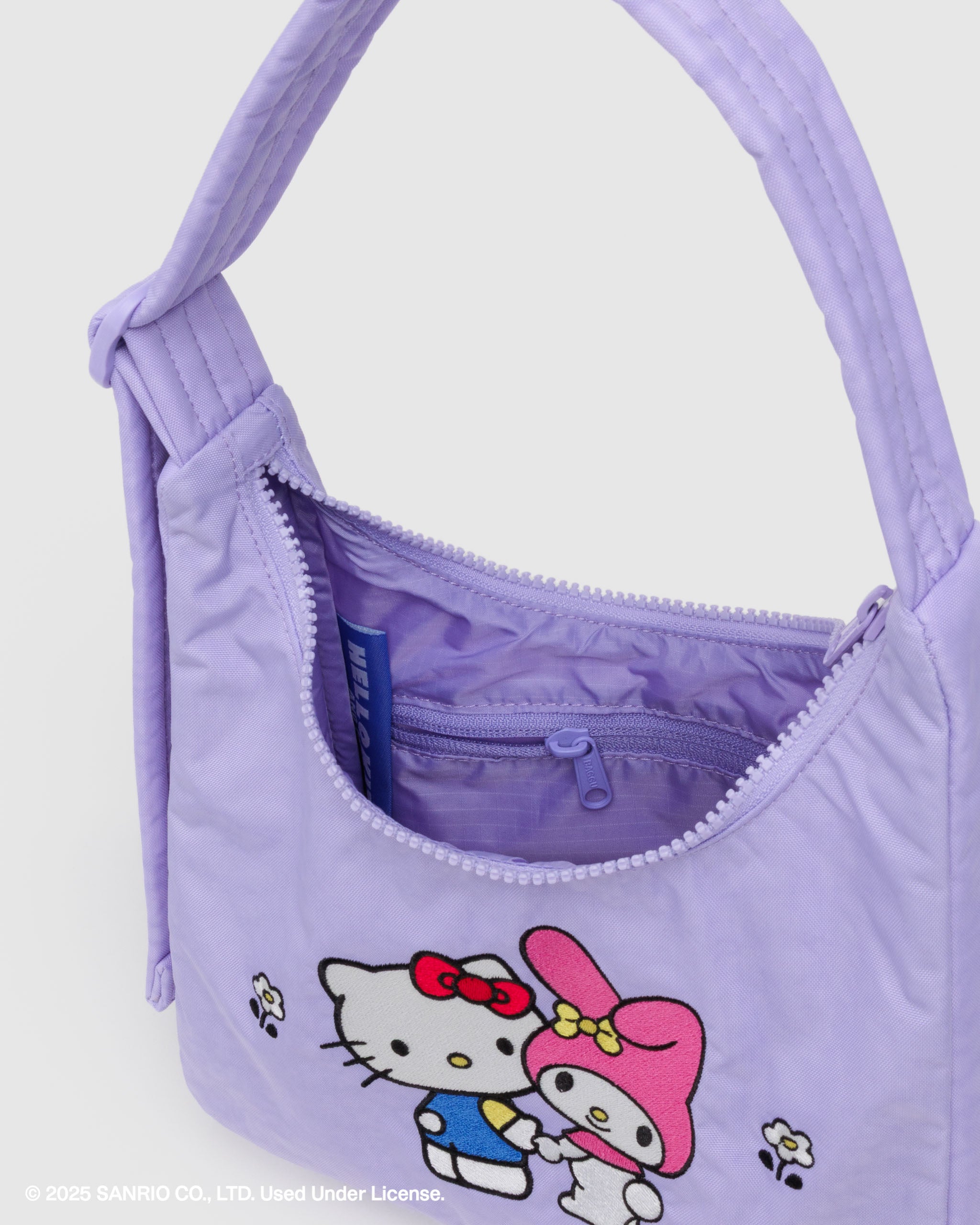 BAGGU Mini Nylon Shoulder Bag - Embroidered Hello Kitty & My