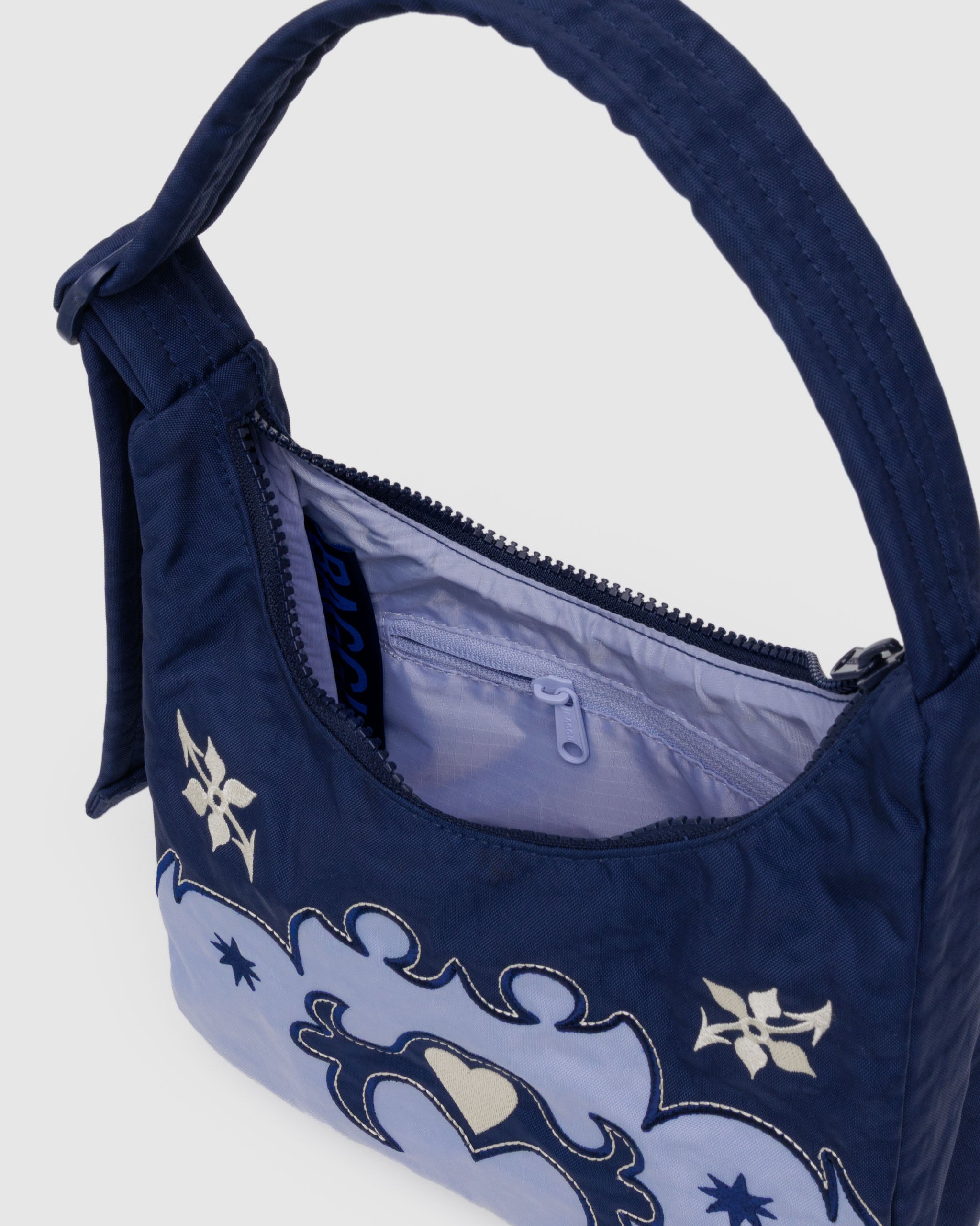 BAGGU Mini Nylon Shoulder Bag - Western Applique