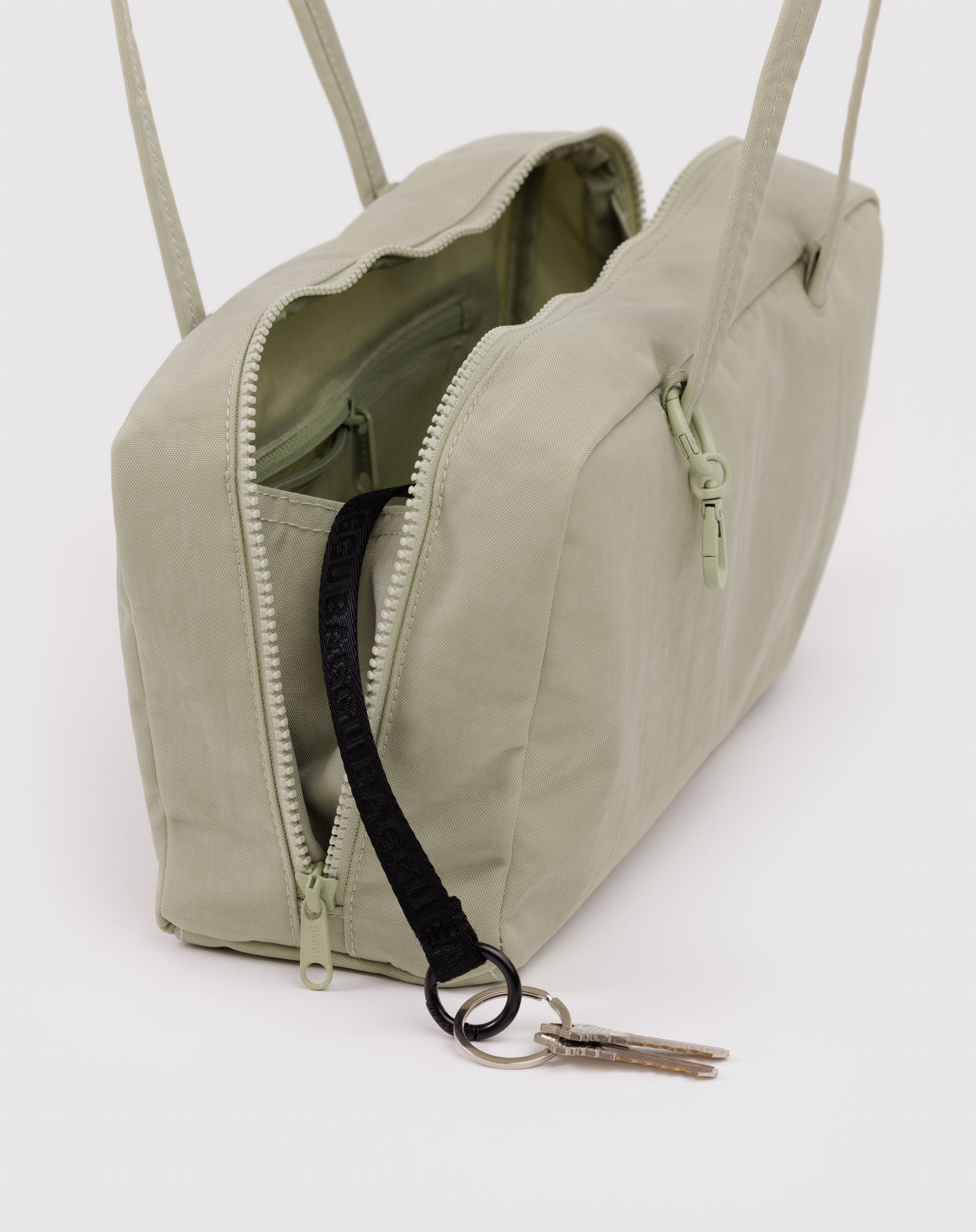 BAGGU Nylon Bowler Bag - Celadon
