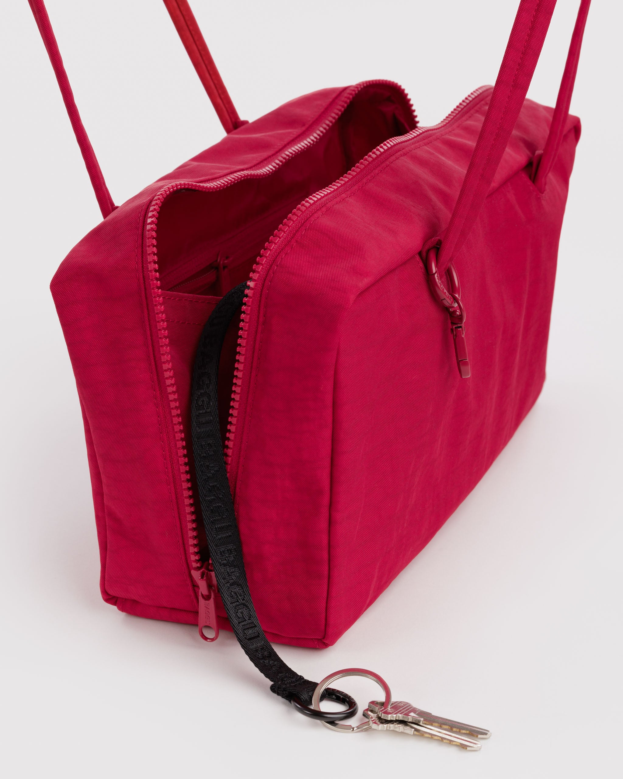 BAGGU Nylon Bowler Bag - Cherry