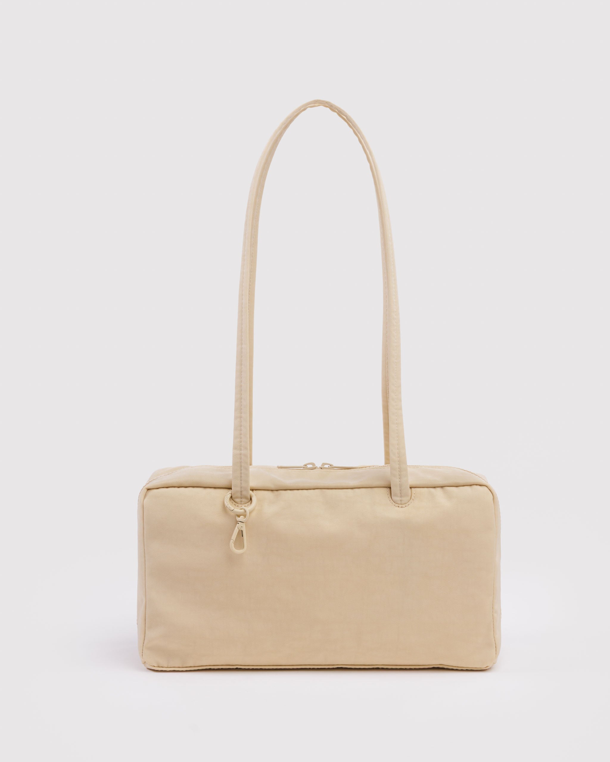 BAGGU Nylon Bowler Bag - Custard