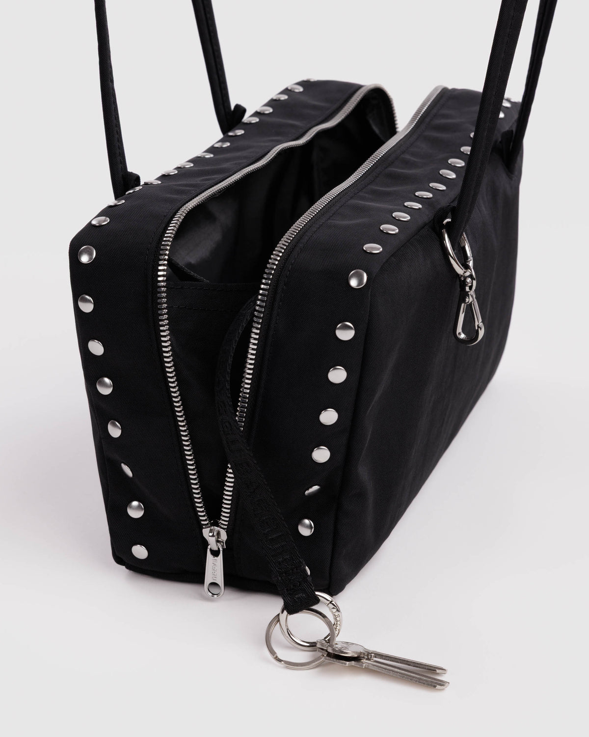 BAGGU Nylon Bowler Bag - Studs