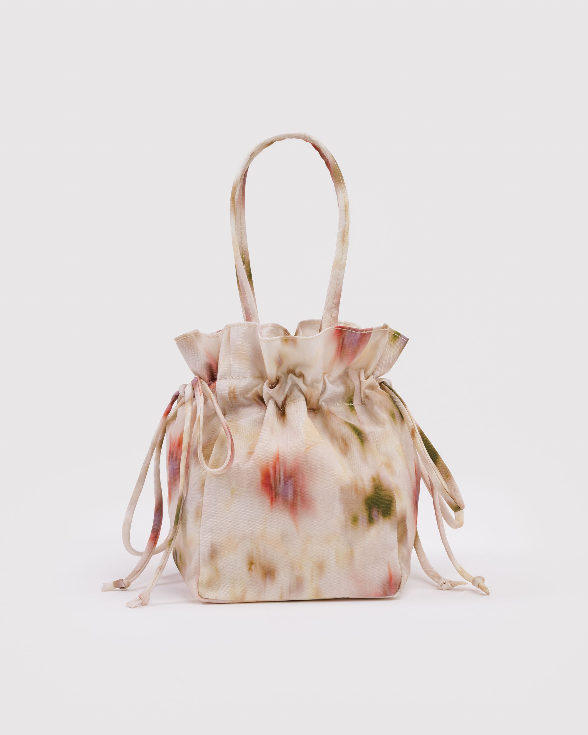 BAGGU Nylon Drawstring Bag - Abstract Floral