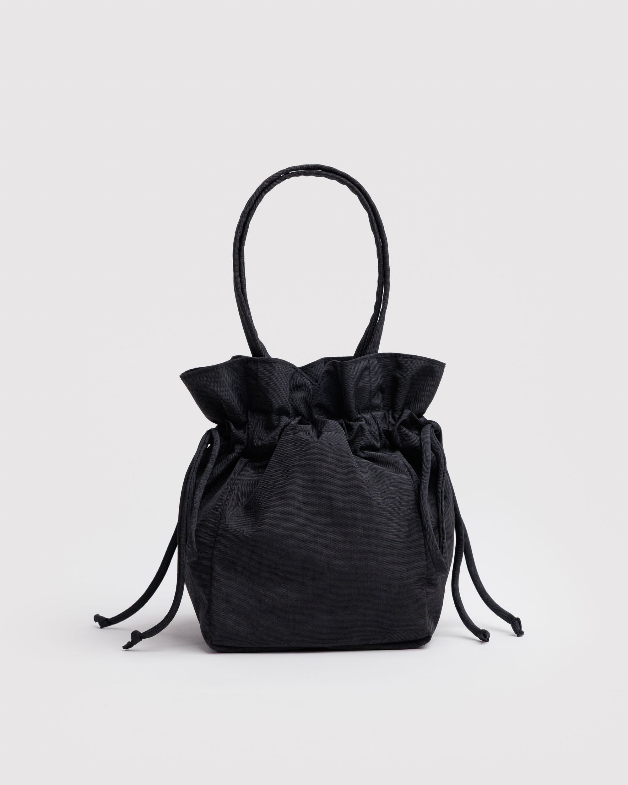 BAGGU Nylon Drawstring Bag - Black