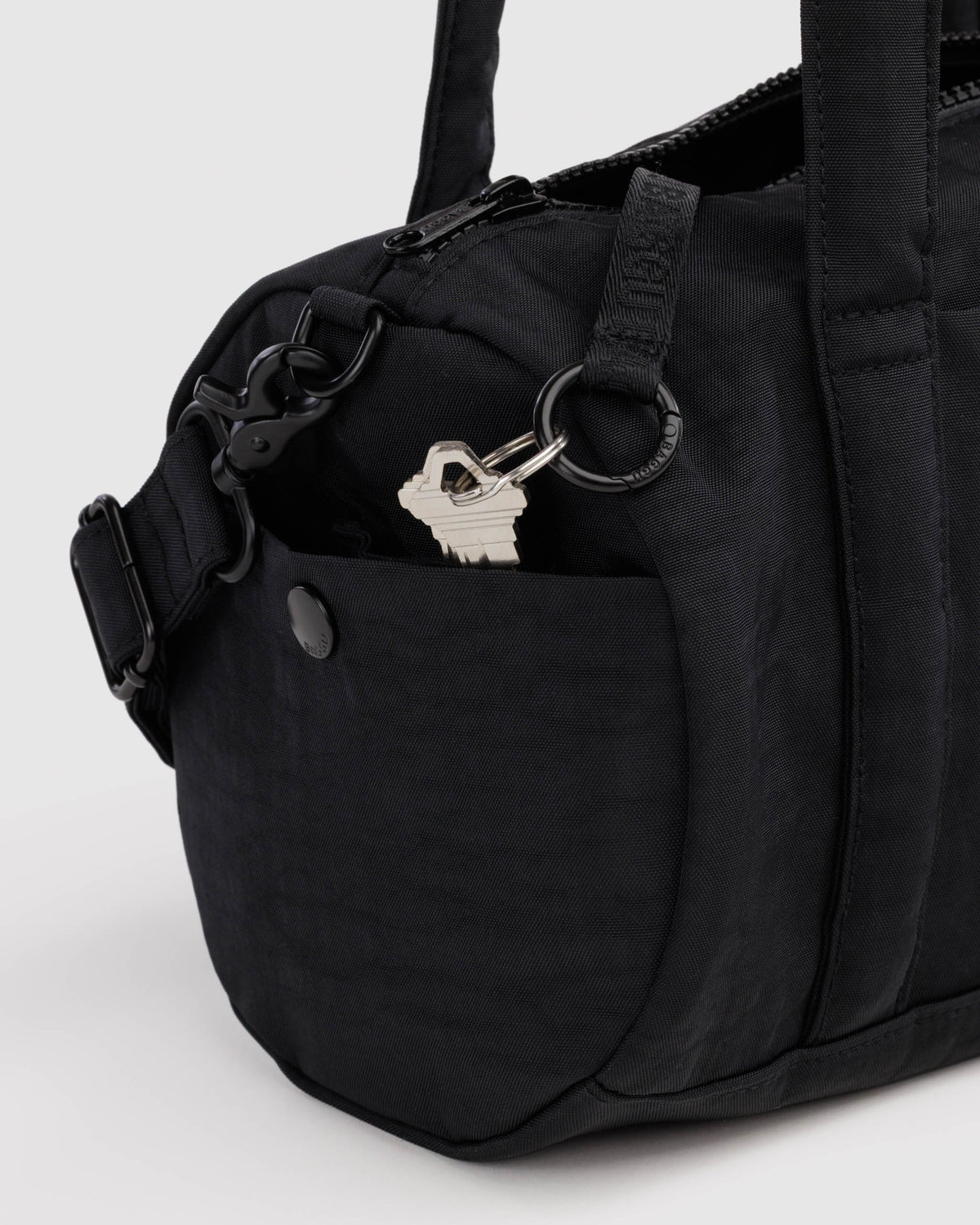 BAGGU Nylon Duffle Bag - Black