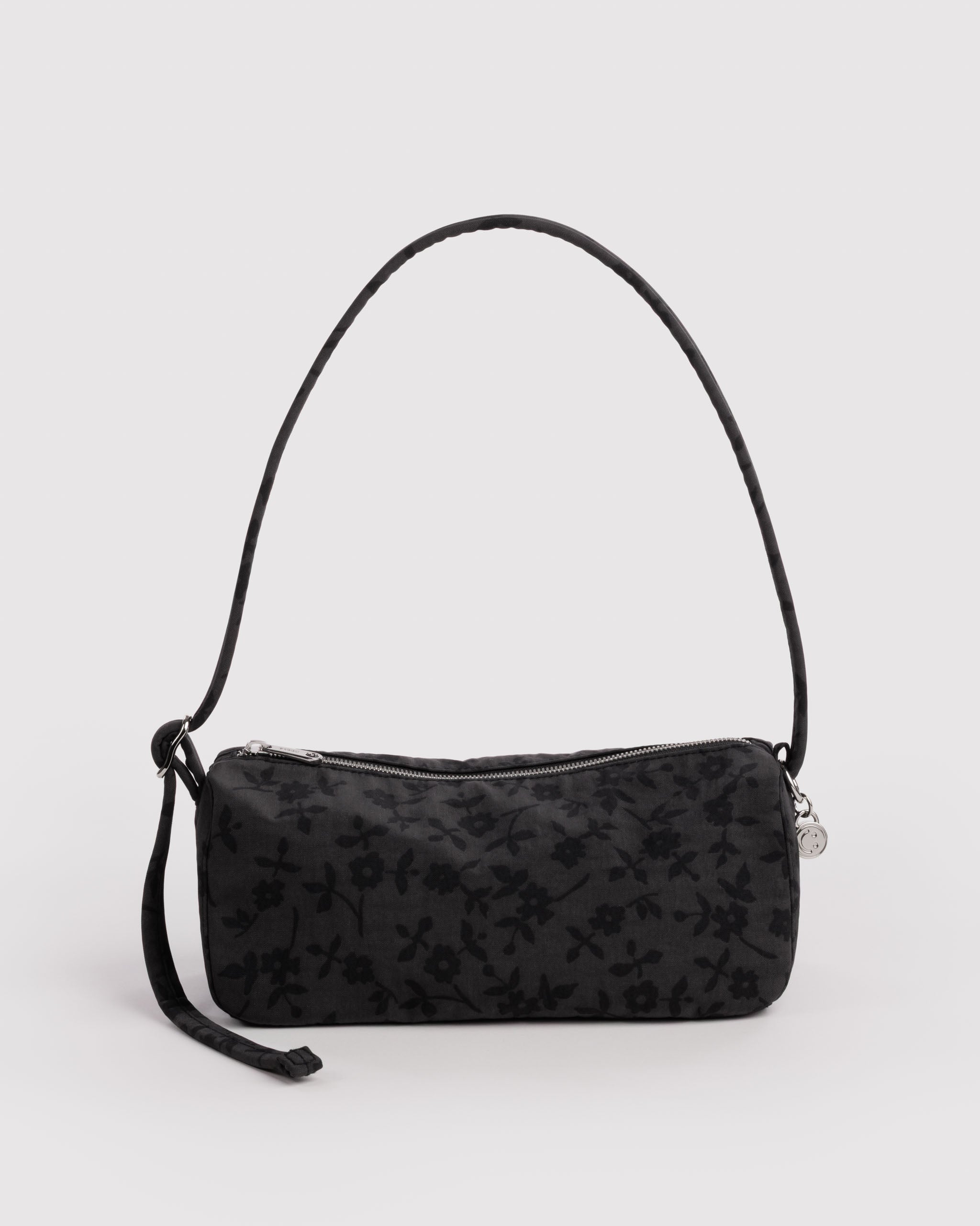 BAGGU Nylon Loaf Bag - Charcoal Ditsy Floral