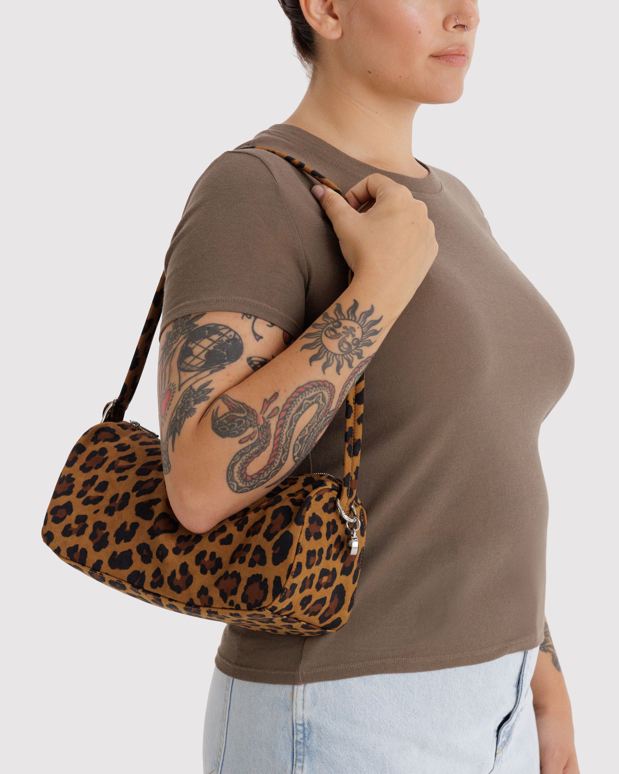 BAGGU Nylon Loaf Bag - Leopard