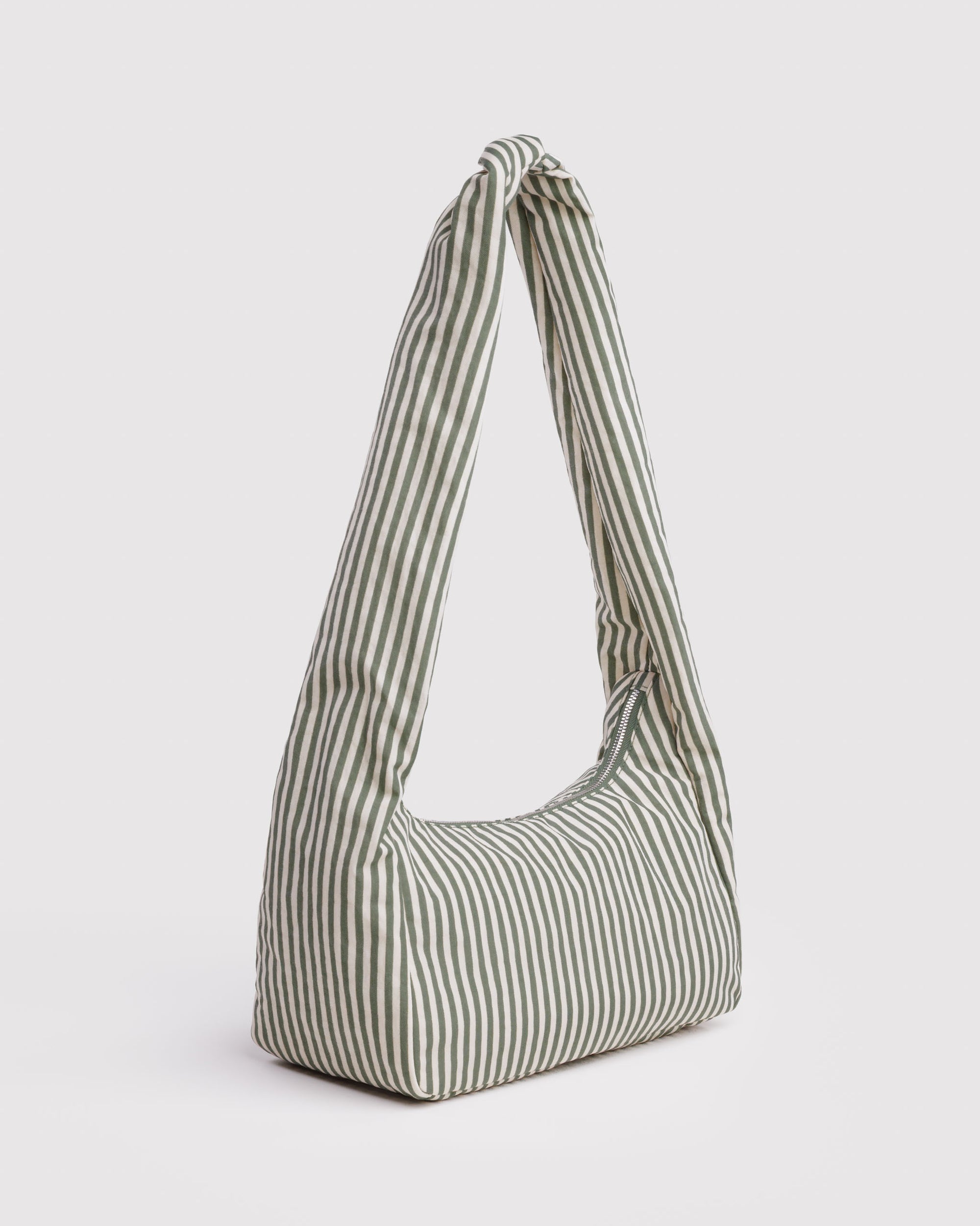 Baggu Nylon Meringue Bag - Sage Stripe