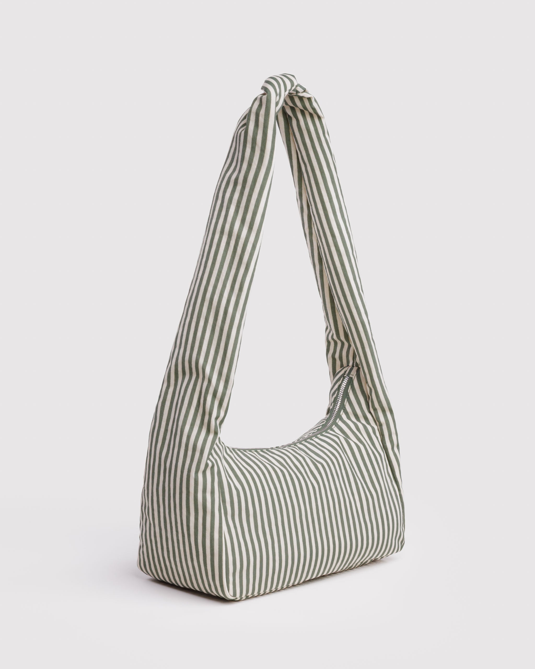 Baggu Nylon Meringue Bag - Sage Stripe
