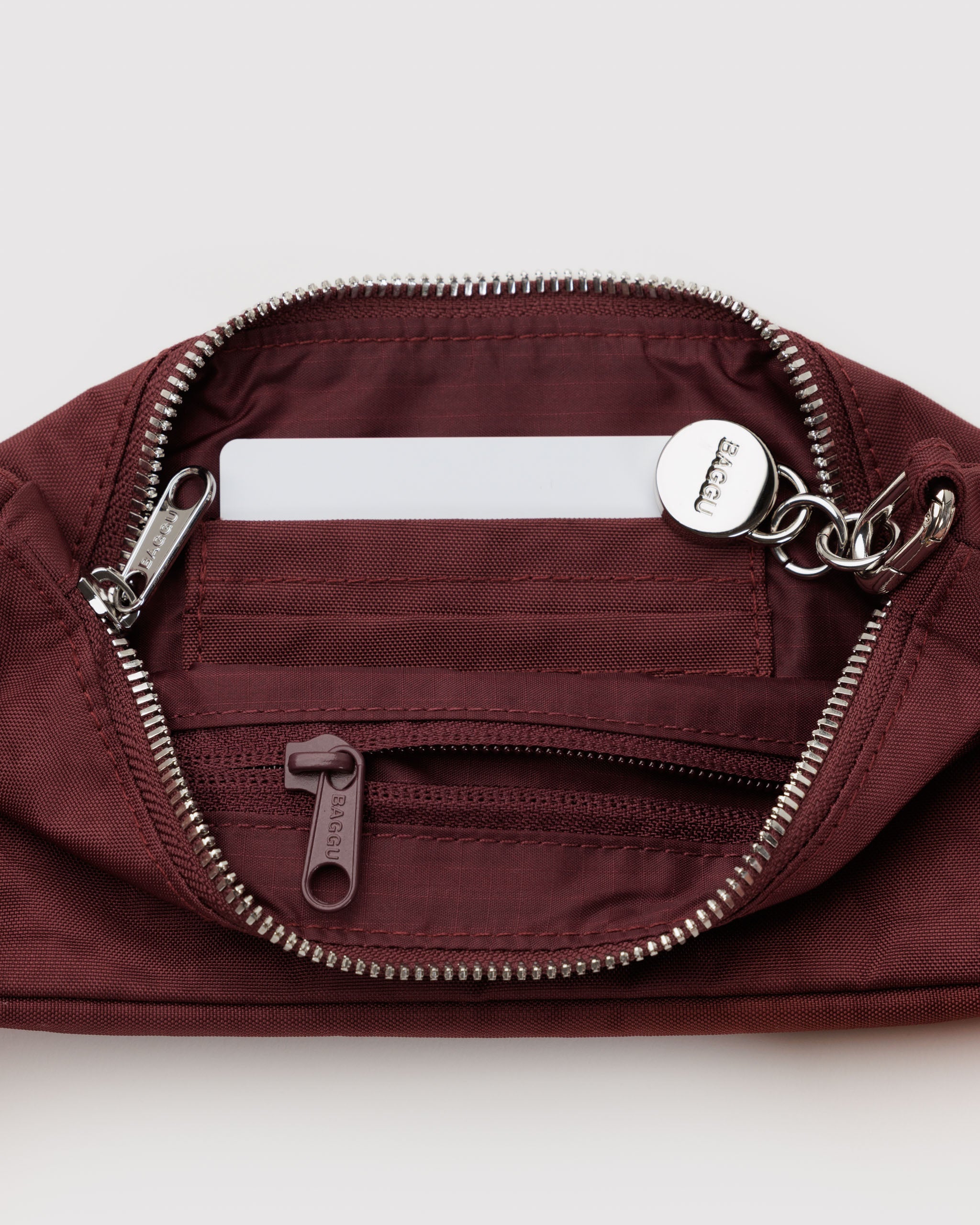 BAGGU Nylon Pochette - Mahogany