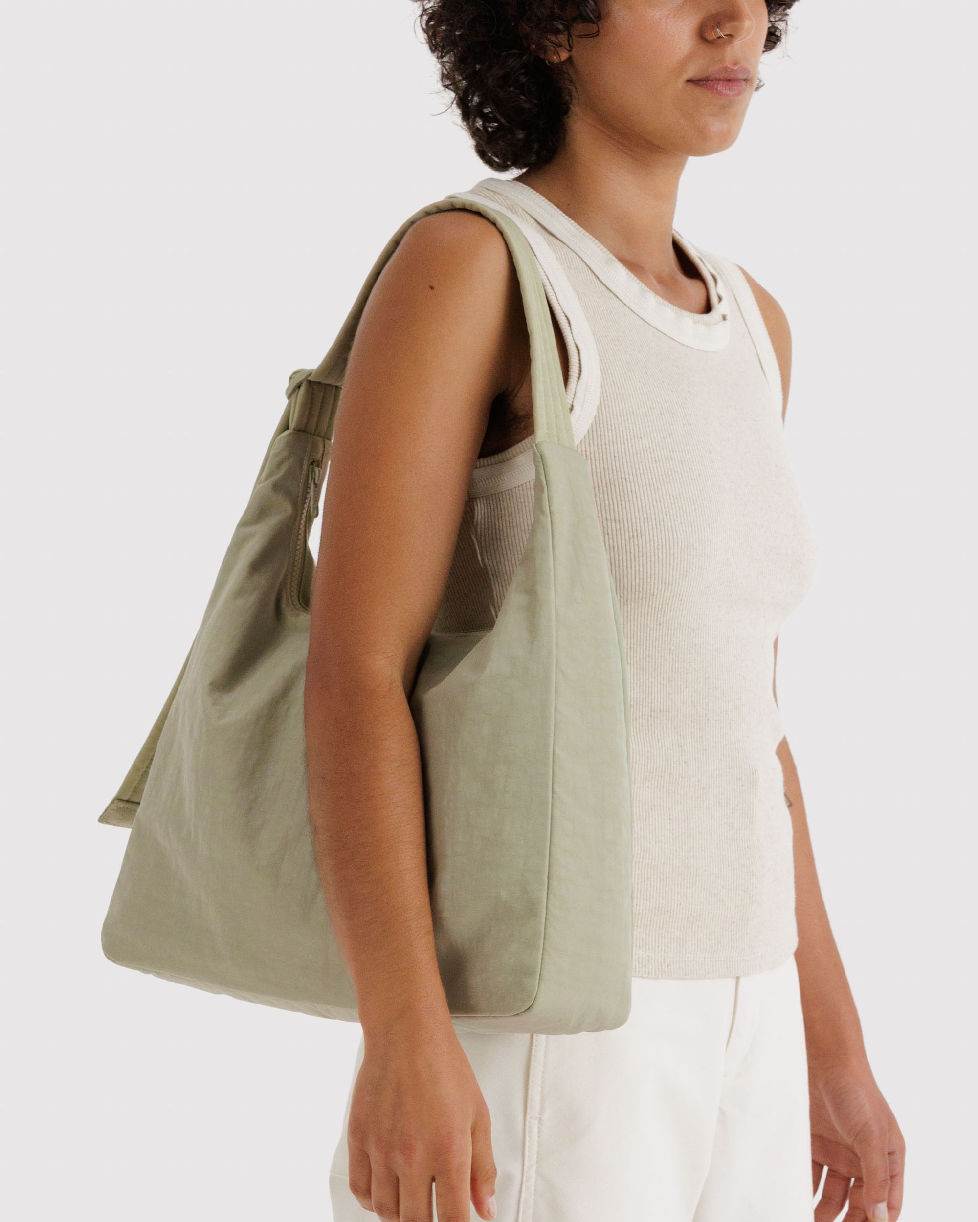 BAGGU Nylon Shoulder Bag - Celadon