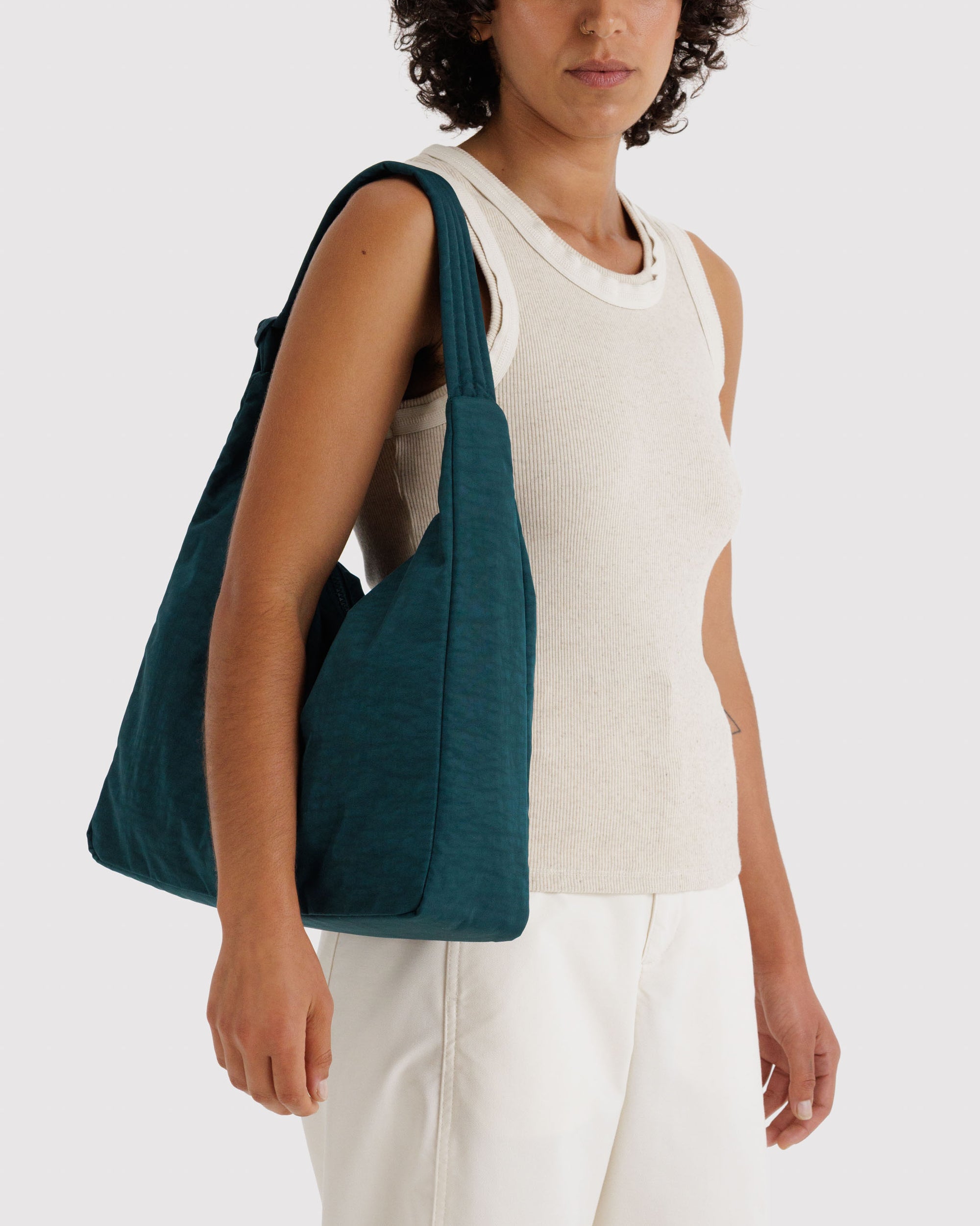 BAGGU Nylon Shoulder Bag - Deep Sea