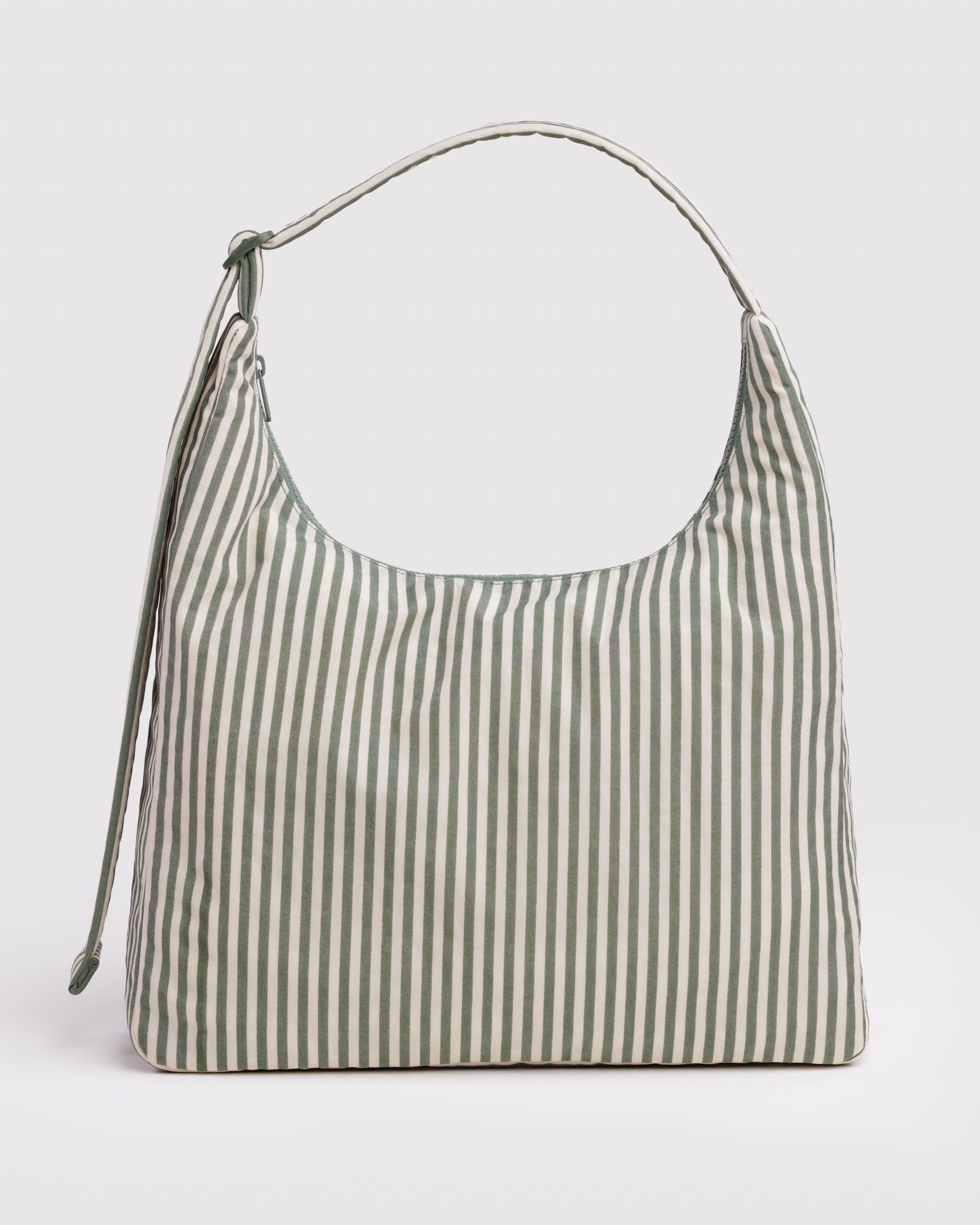 BAGGU Nylon Shoulder Bag - Sage Stripe