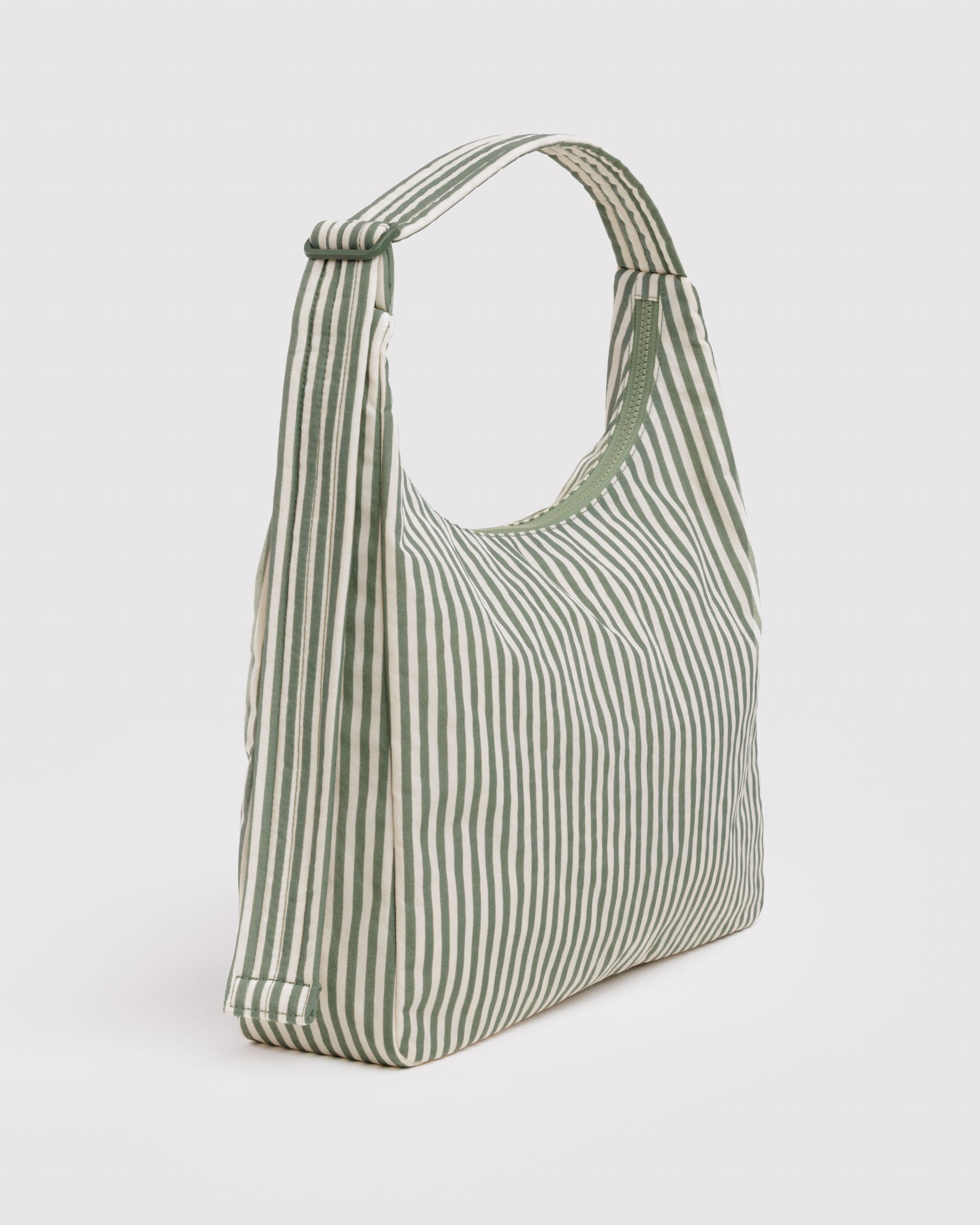 BAGGU Nylon Shoulder Bag - Sage Stripe