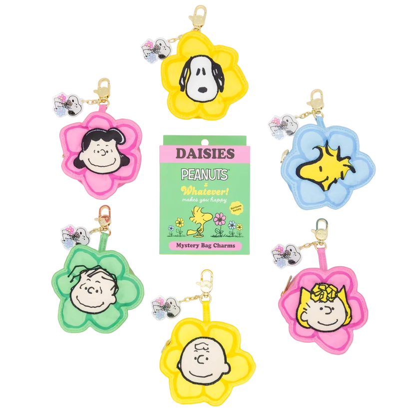 Peanuts Sherbet Spring Flowers Mystery Box Coin Bag Charms