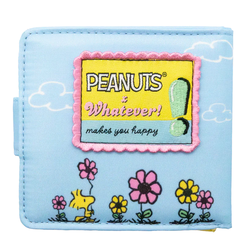 Peanuts Sherbet Spring Padded Nylon Bi-Fold Wallet