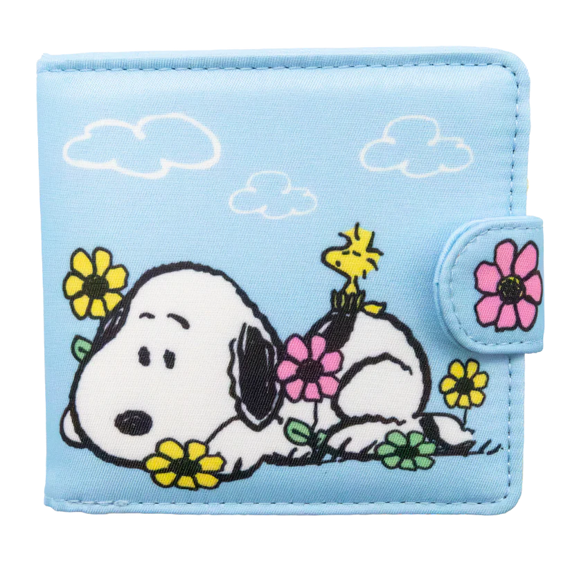 Peanuts Sherbet Spring Padded Nylon Bi-Fold Wallet