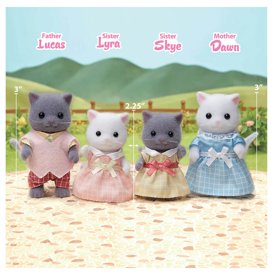 Calico Critters Persian Cat Family