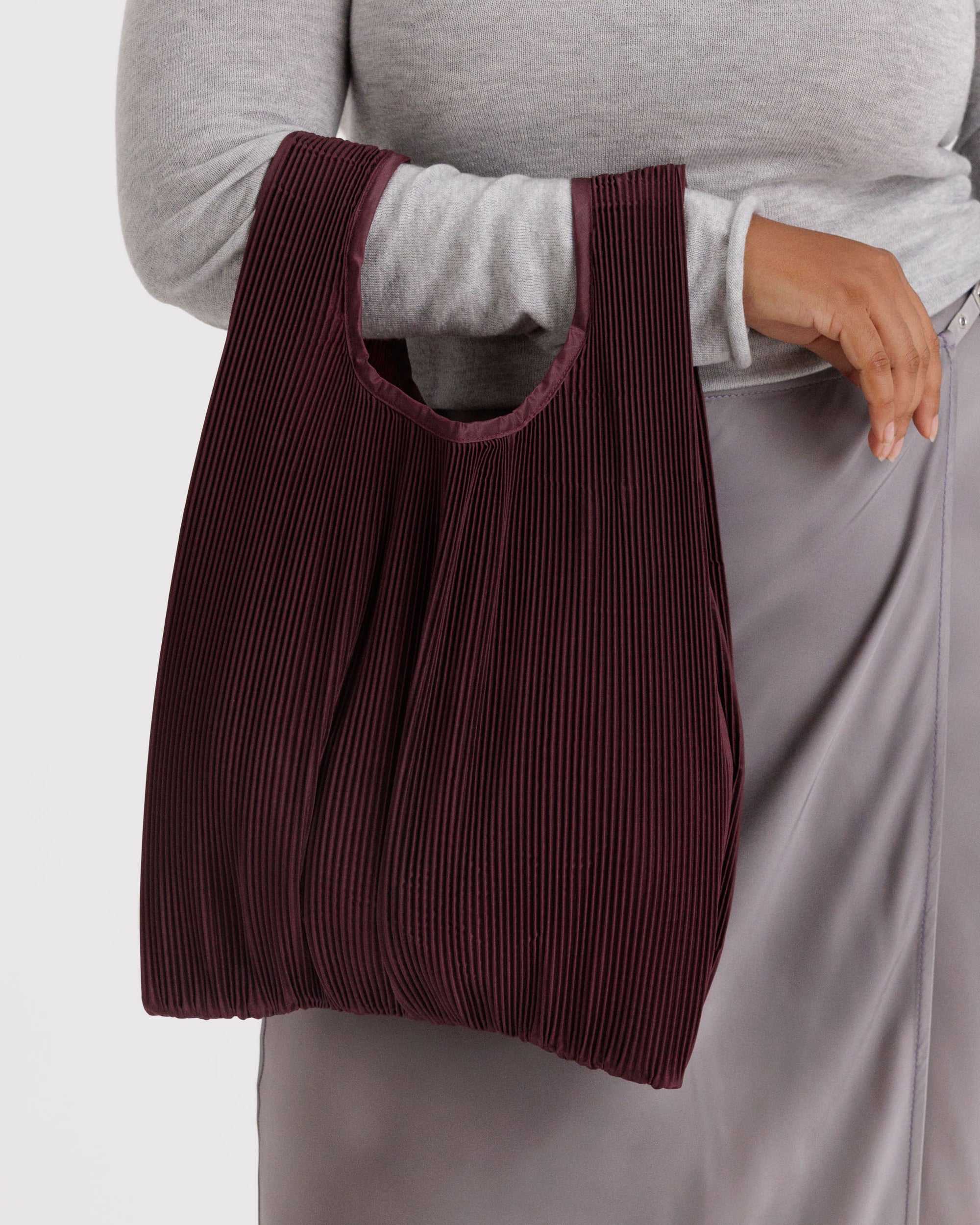 BAGGU Pleated - Mahogany