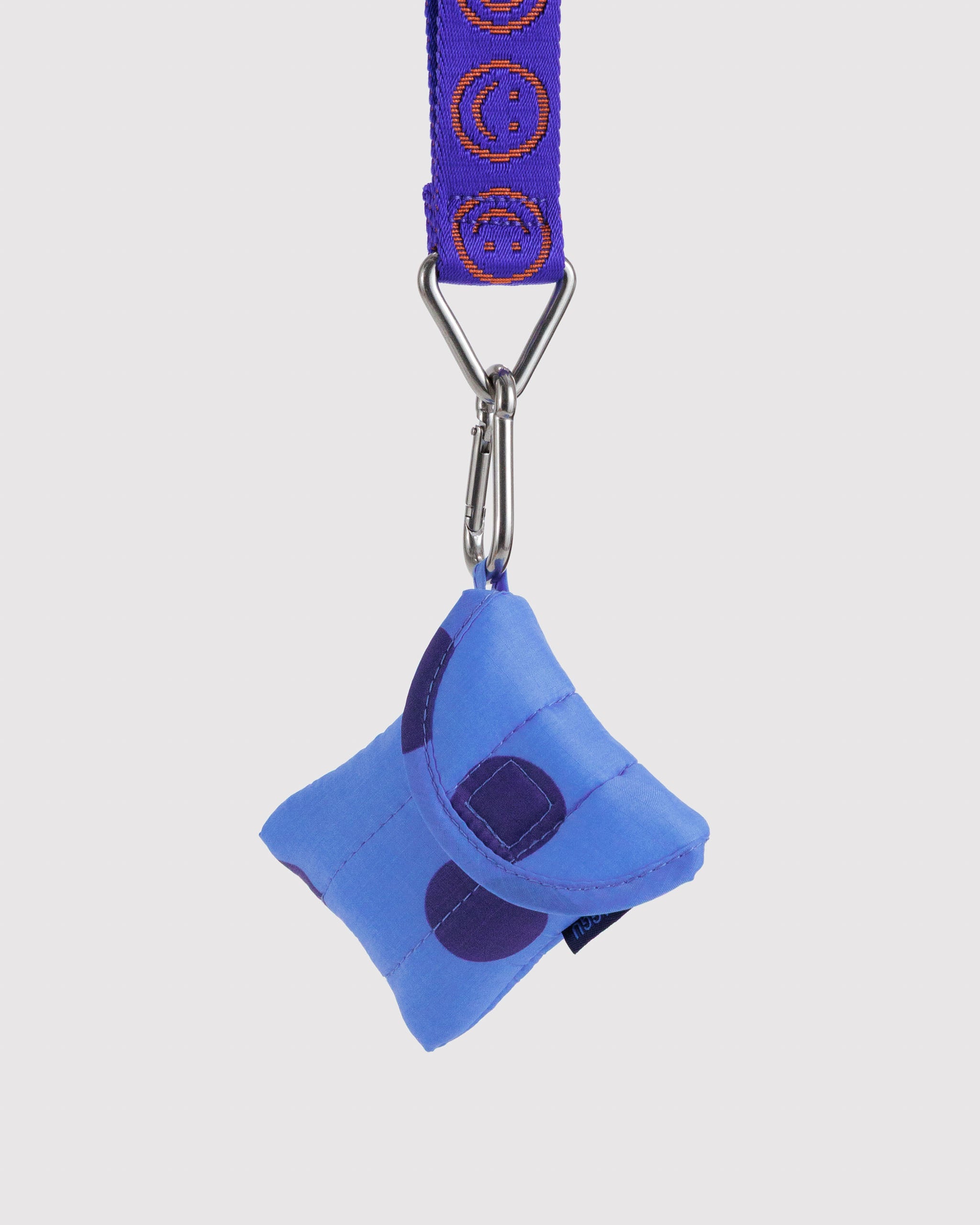 BAGGU Puffy Earbuds Case - Blue Polka Dot