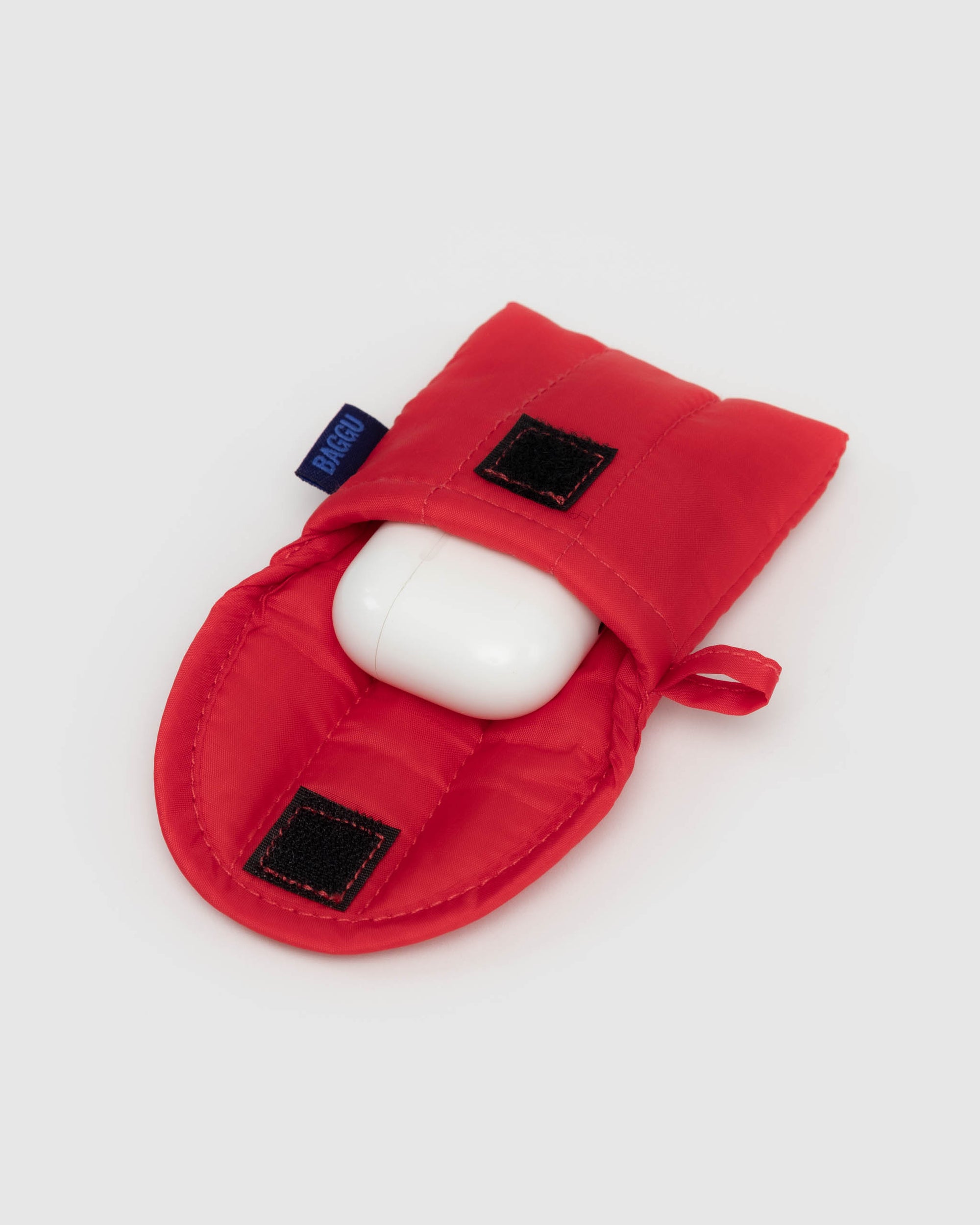 BAGGU Puffy Earbuds Case- Candy Apple