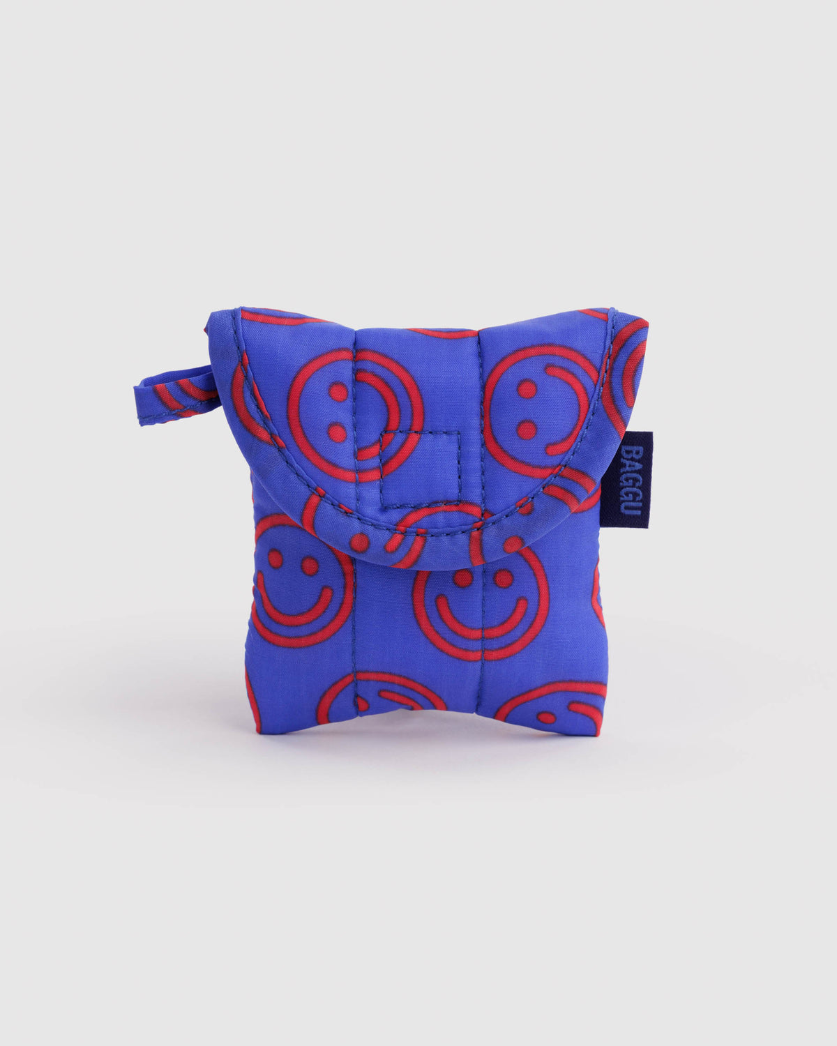 BAGGU Puffy Earbuds Case - Mini Cobalt Happy