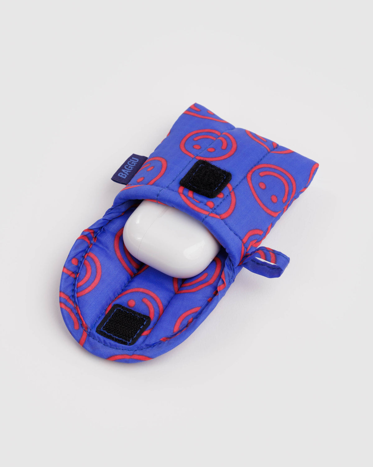 BAGGU Puffy Earbuds Case - Mini Cobalt Happy